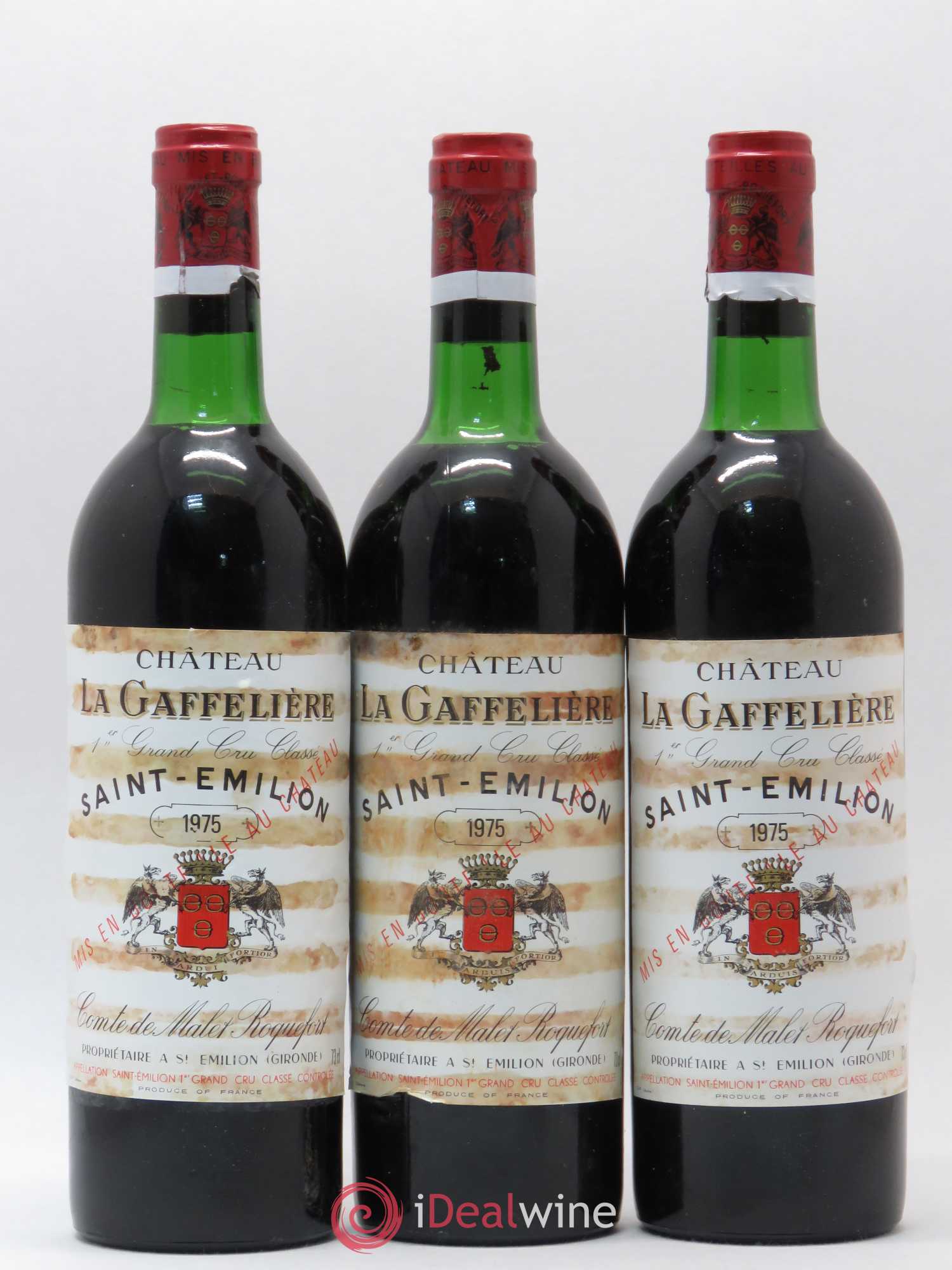 Château la Gaffelière 1er Grand Cru Classé B 1975 - Lot de 10 bouteilles - 2