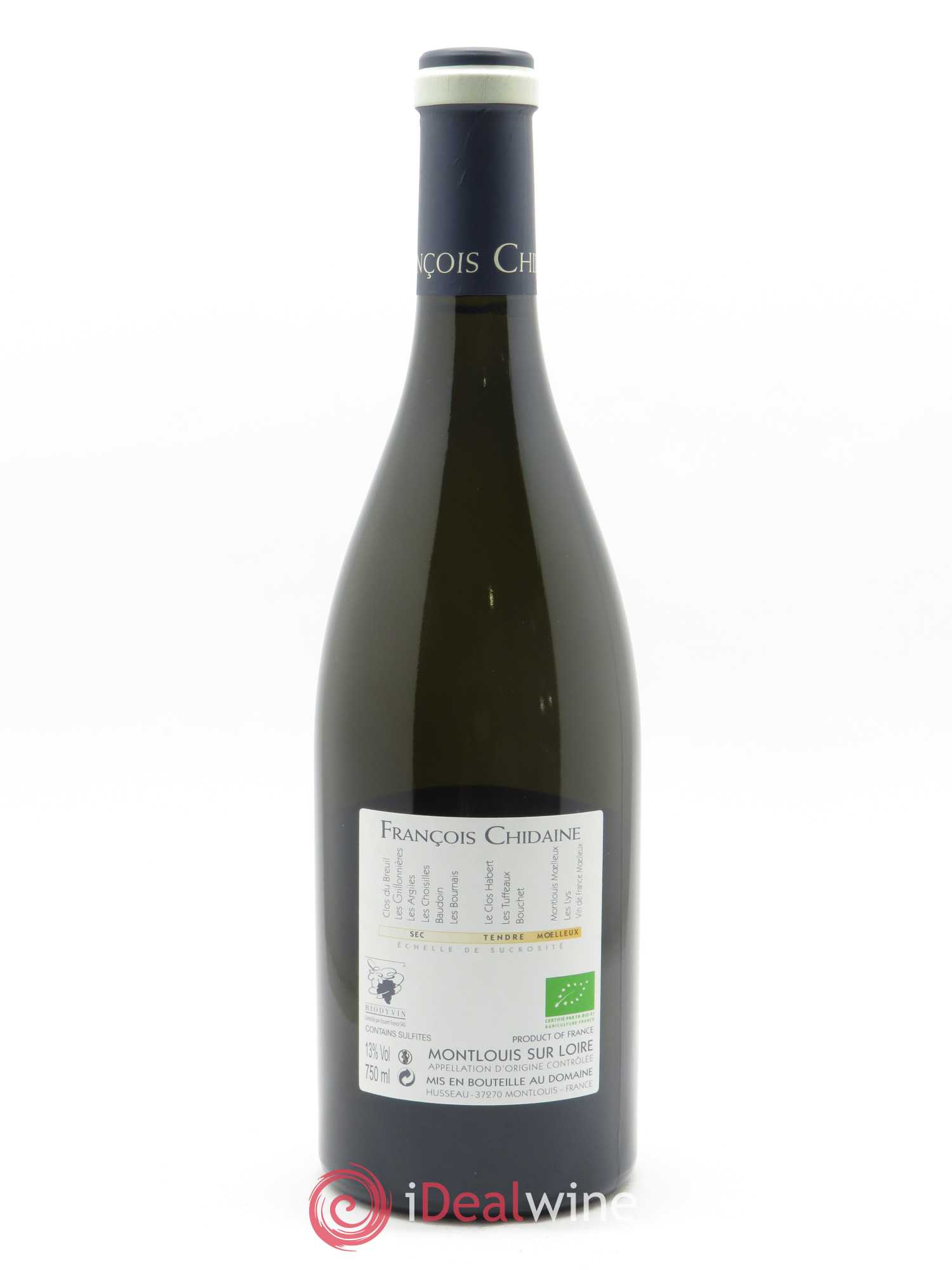 Montlouis-sur-Loire Les Bournais Franc de Pied François Chidaine 2019 - Lot de 1 bouteille - 1