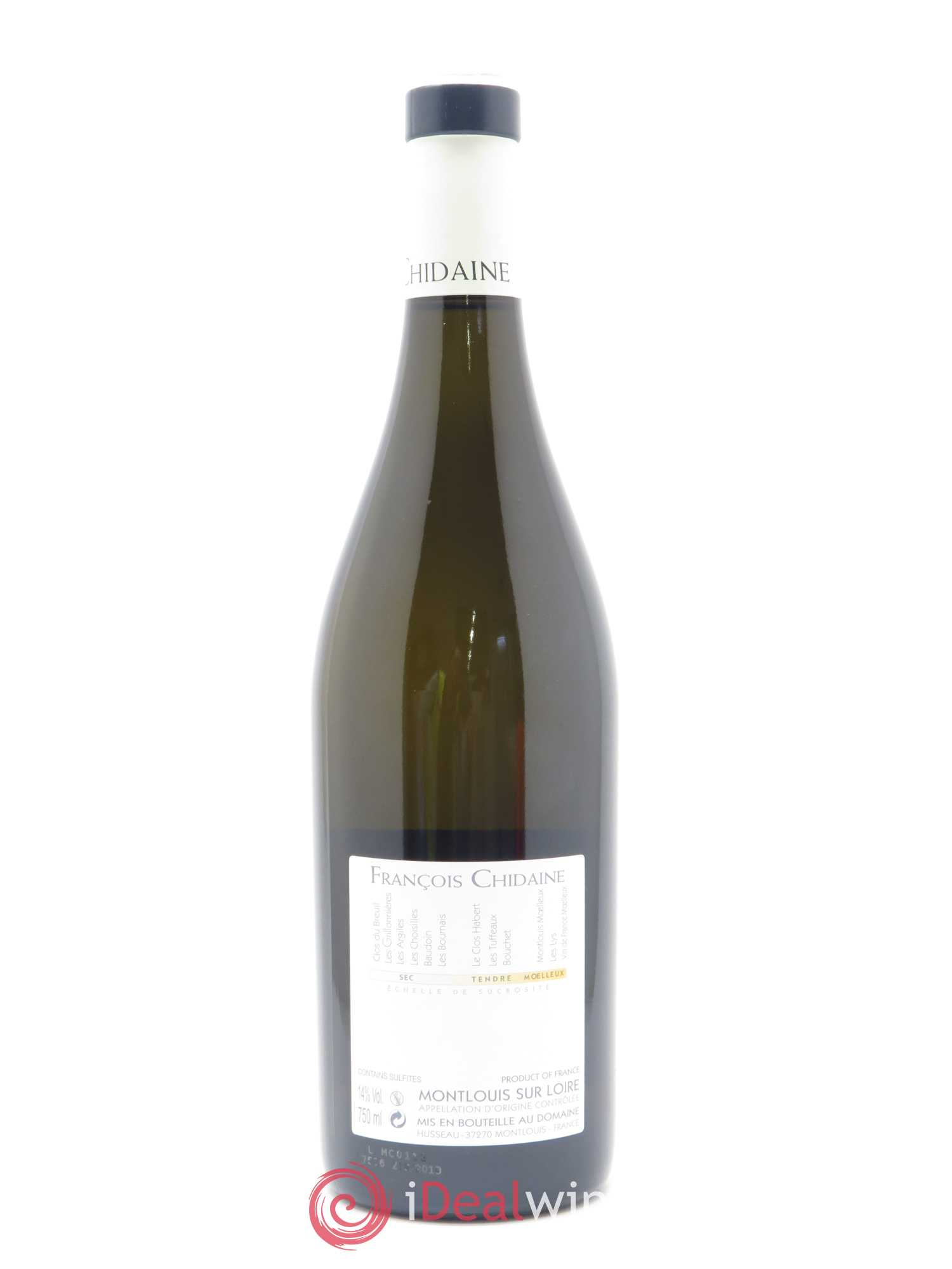 Montlouis-sur-Loire Les Choisilles François Chidaine 2018 - Lot de 1 bouteille - 1