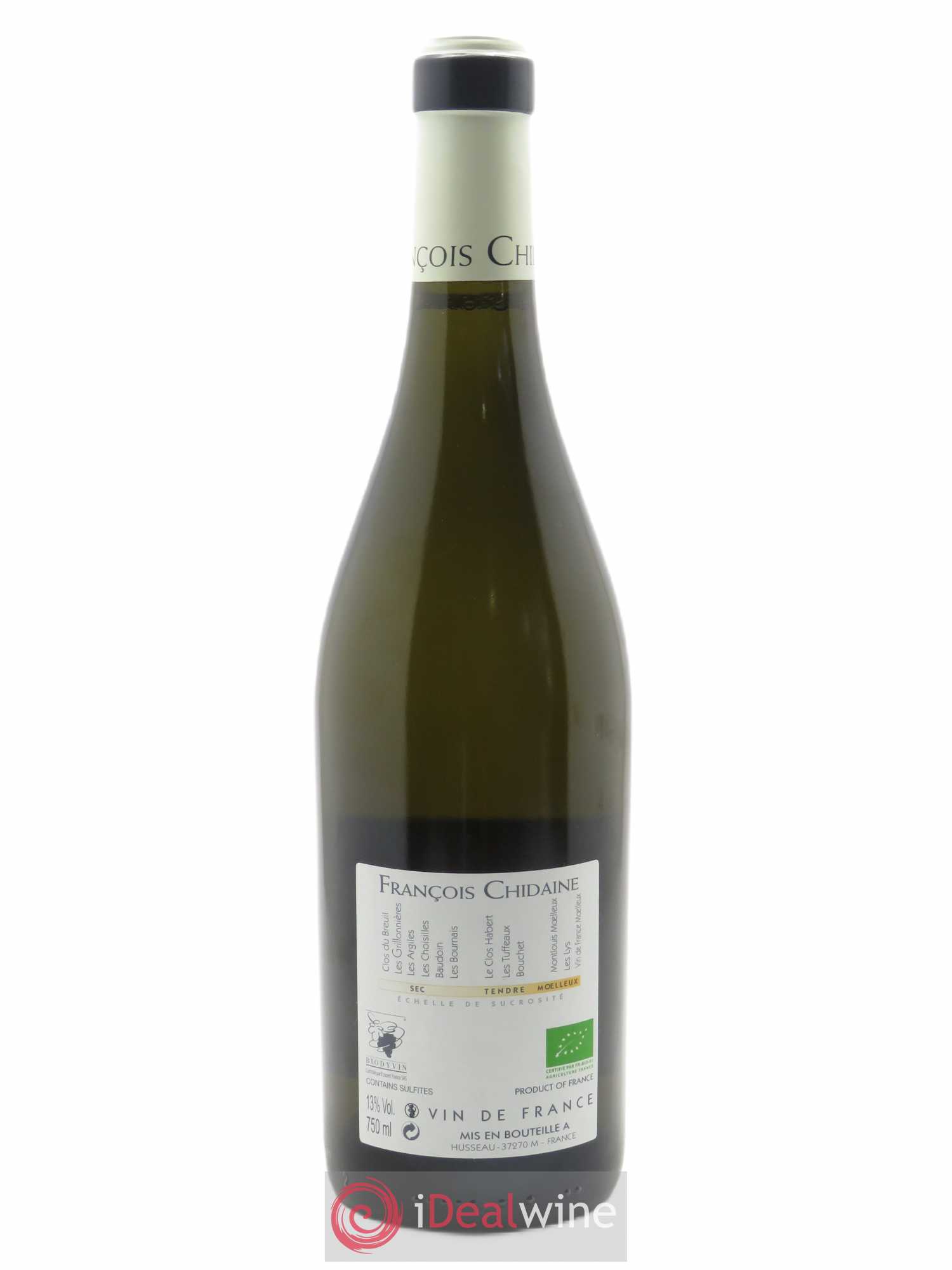Vouvray Les Argiles François Chidaine 2019 - Lot de 1 bouteille - 1