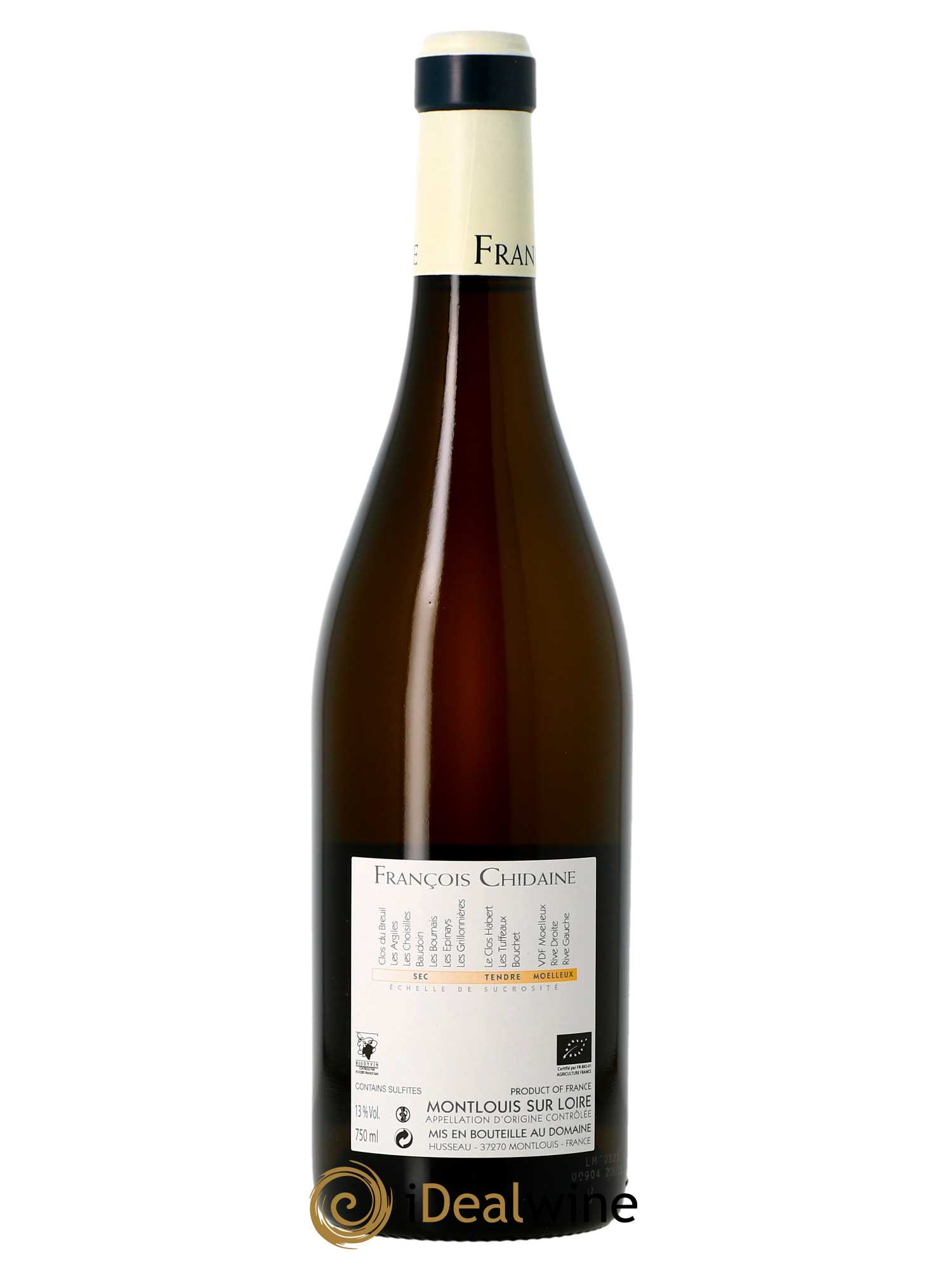Montlouis-sur-Loire Les Choisilles François Chidaine 2021 - Lot de 1 bouteille - 1