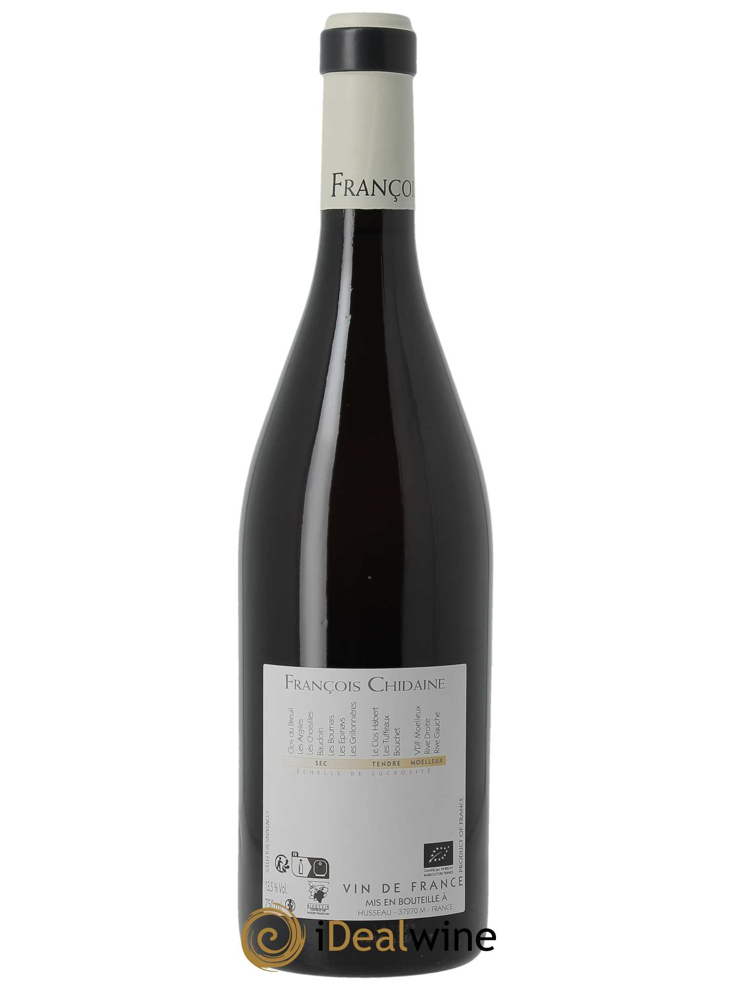 Vin de France Les Argiles François Chidaine 2022 - Lot of 1 bottle - 1