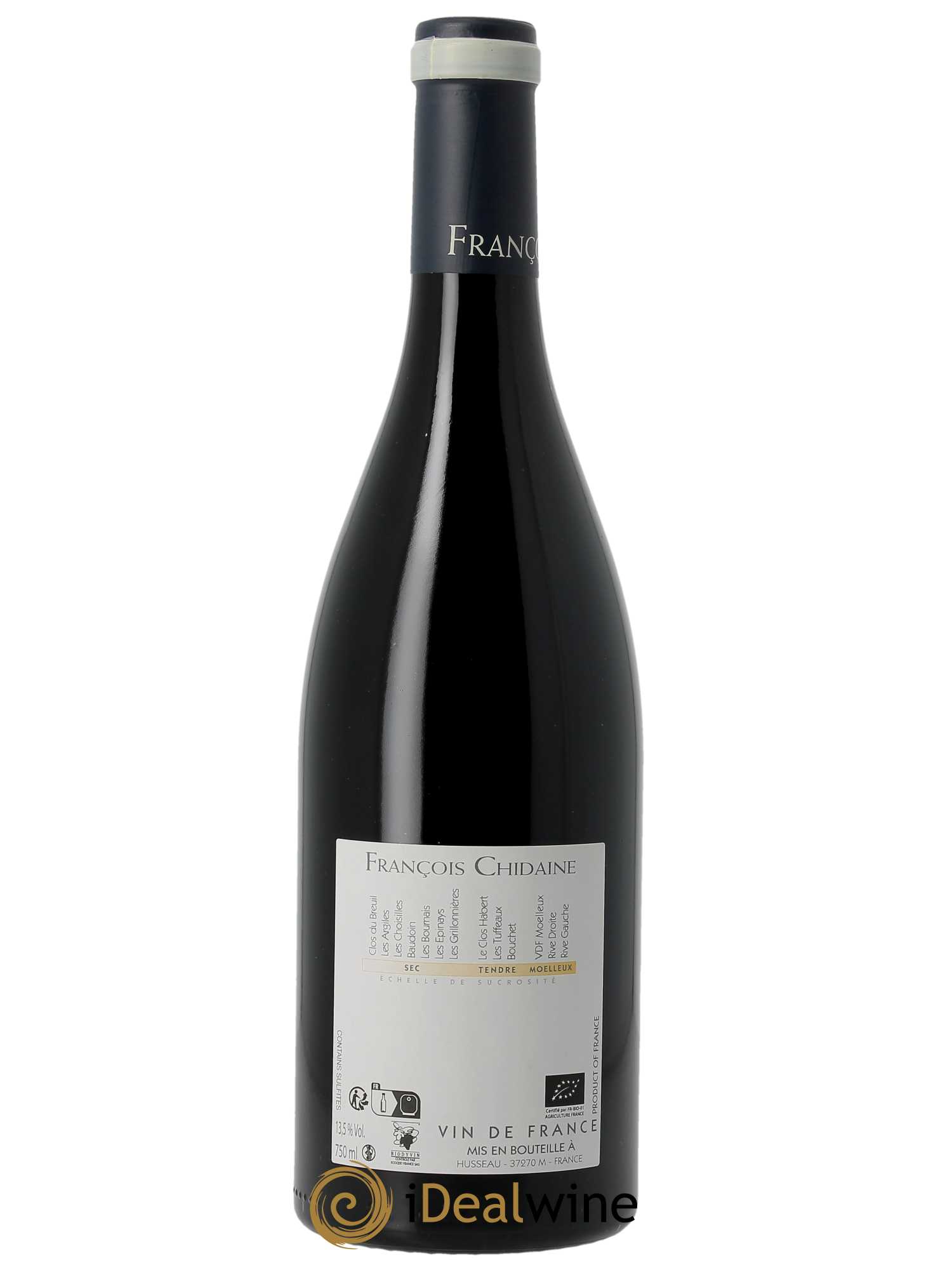 Vin de France Baudoin François Chidaine 2022 - Lot de 1 bouteille - 1