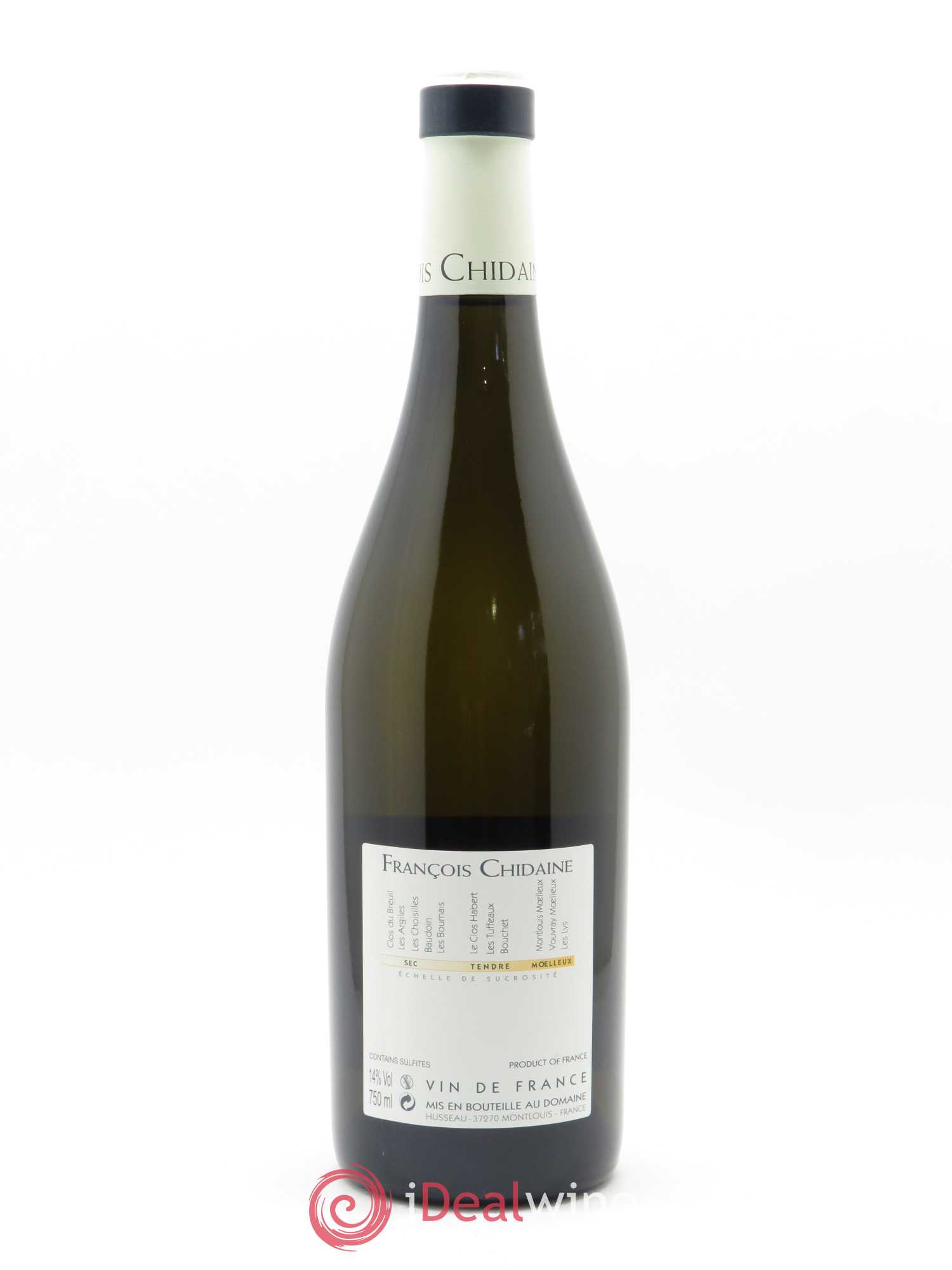 Vin de France Les Argiles François Chidaine 2018 - Lot de 1 bouteille - 1