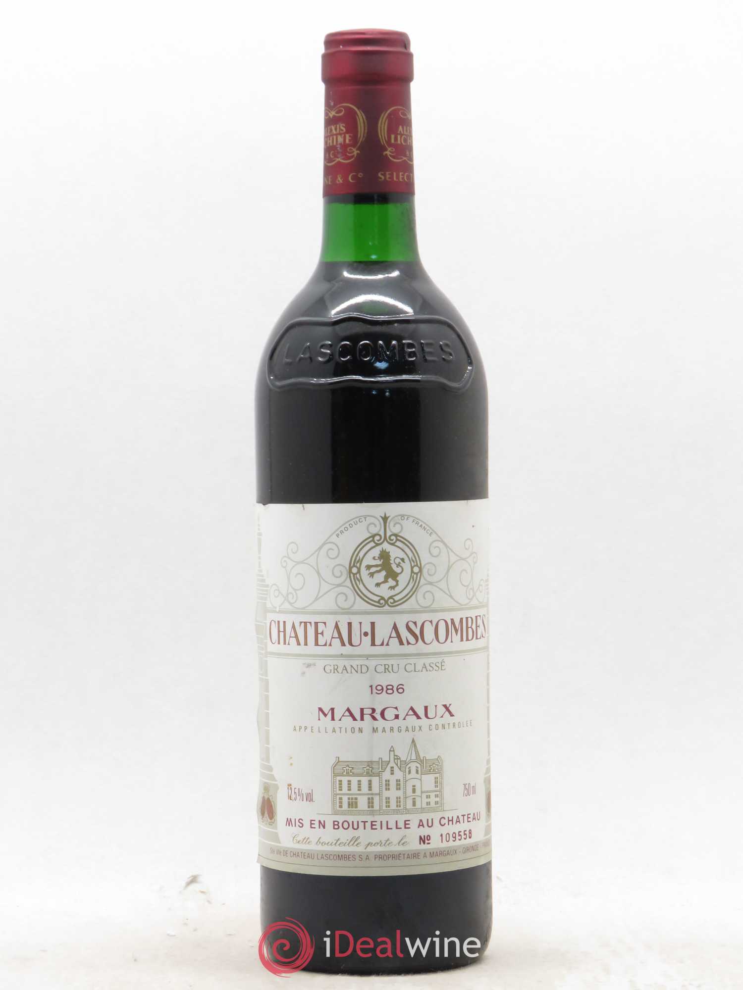 Château Lascombes 2ème Grand Cru Classé 1986 - Lot de 1 bouteille - 0