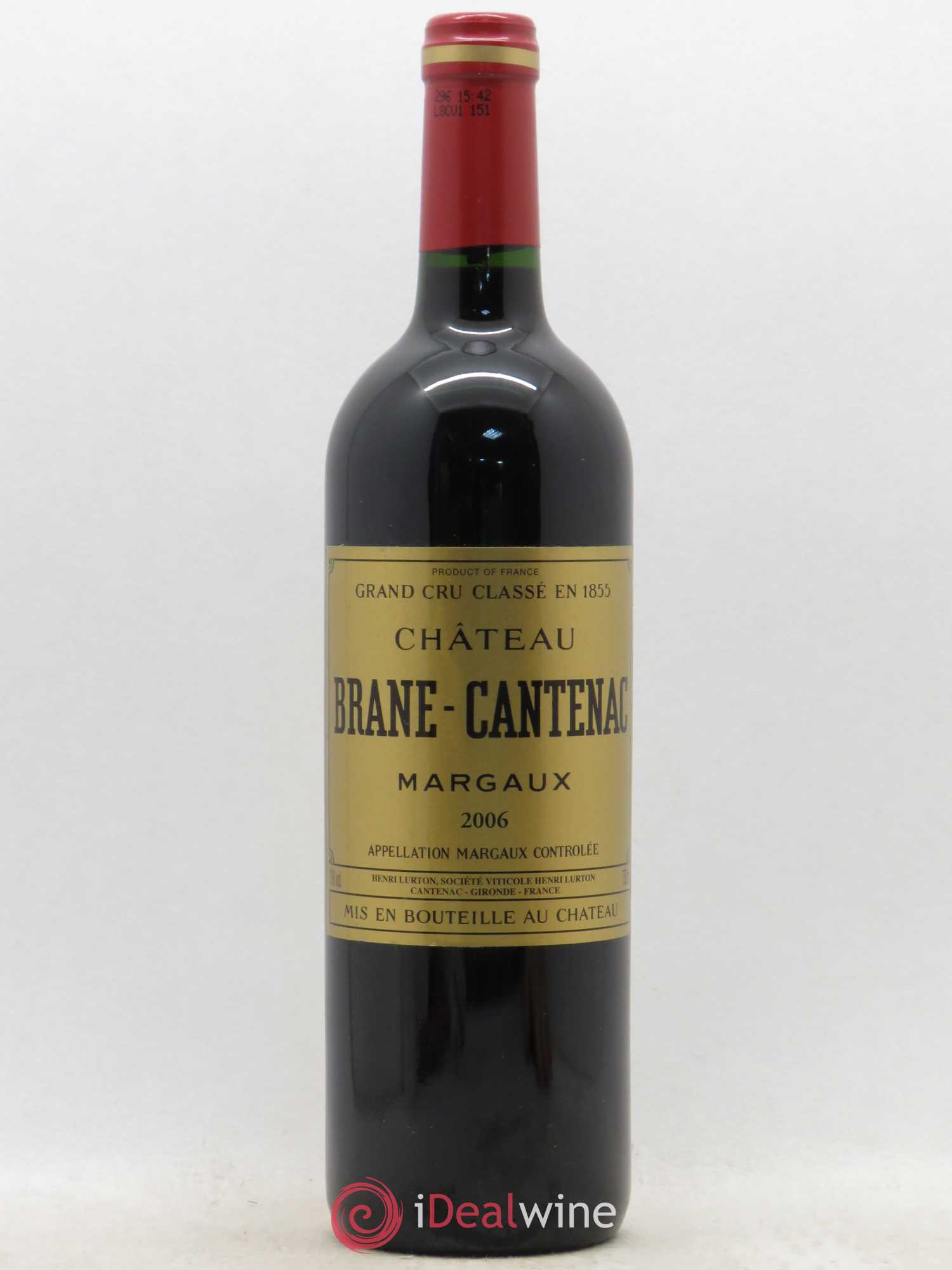 Château Brane Cantenac 2ème Grand Cru Classé 2006 - Lot de 1 bouteille - 0