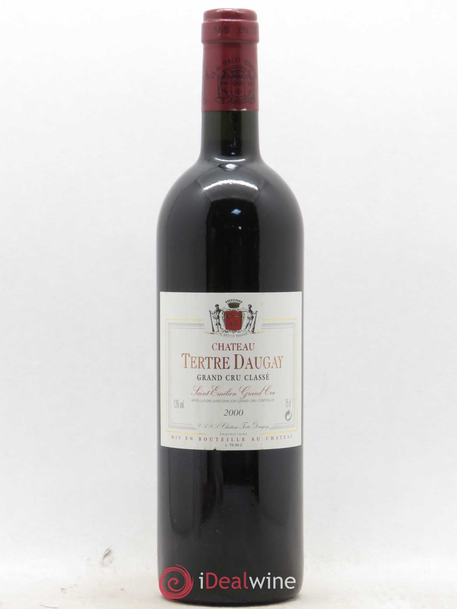 Château Tertre Daugay Grand Cru Classé 2000 - Lot de 1 bouteille - 0
