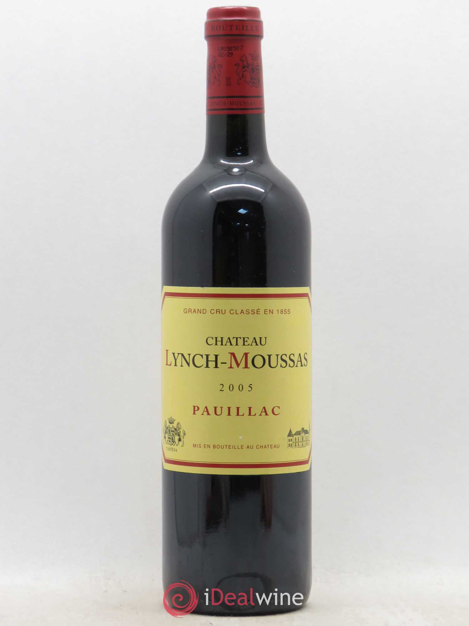 Château Lynch Moussas 5ème Grand Cru Classé 2005 - Lot de 1 bouteille - 0