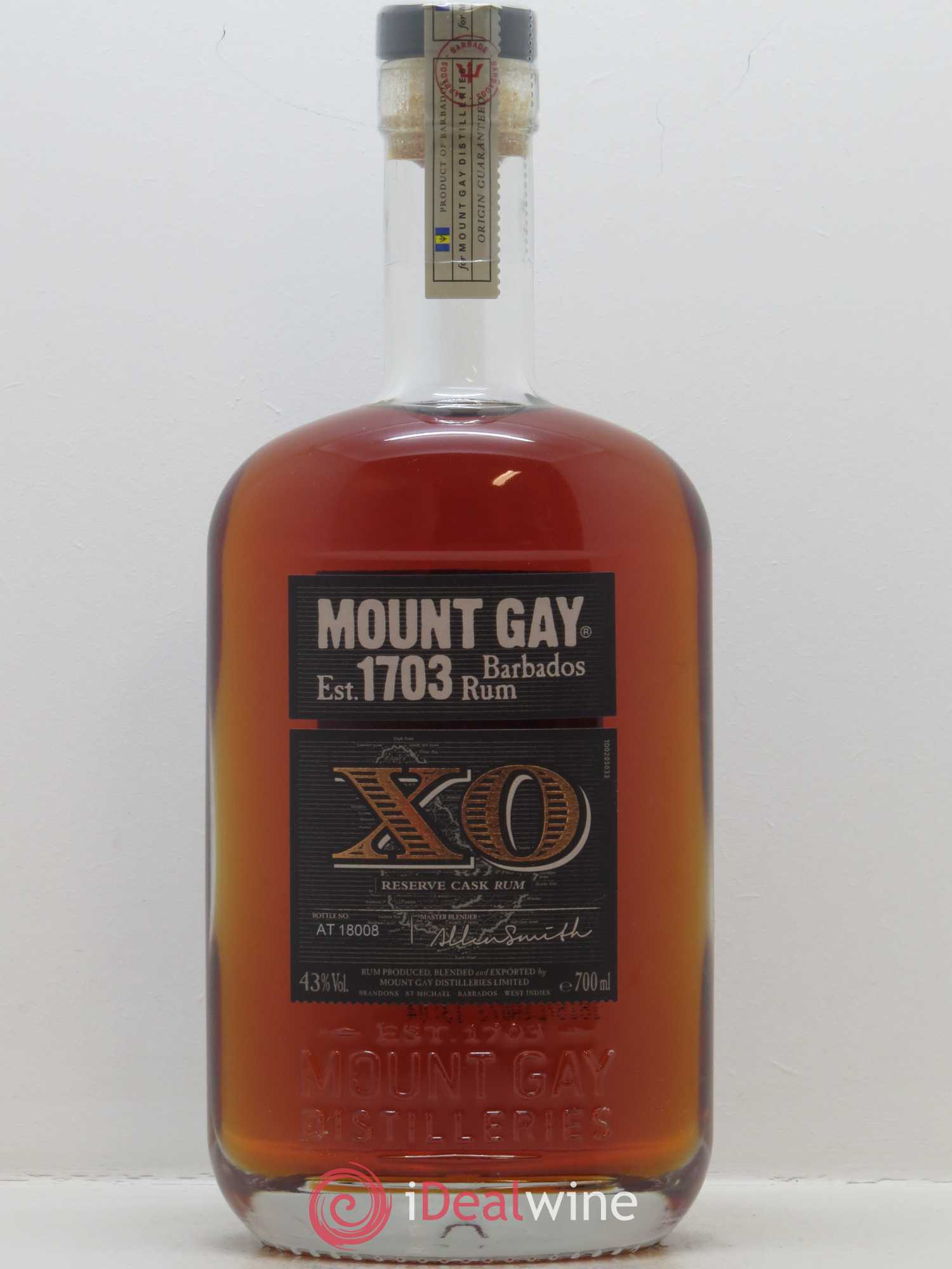 Rhum Mount Gay XO (70cl) - Posten von 1 Flasche - 0