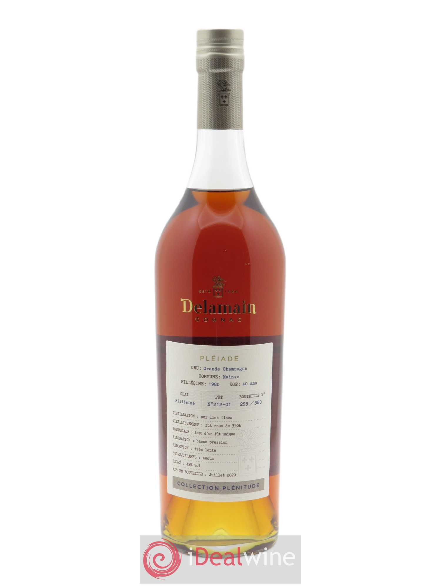 Cognac Delamain Pléiade 1980 - Lot de 1 bouteille - 1