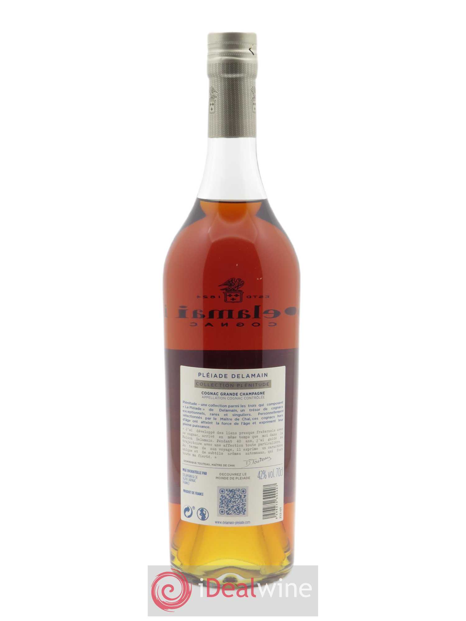 Cognac Delamain Pléiade 1980 - Lot de 1 bouteille - 2