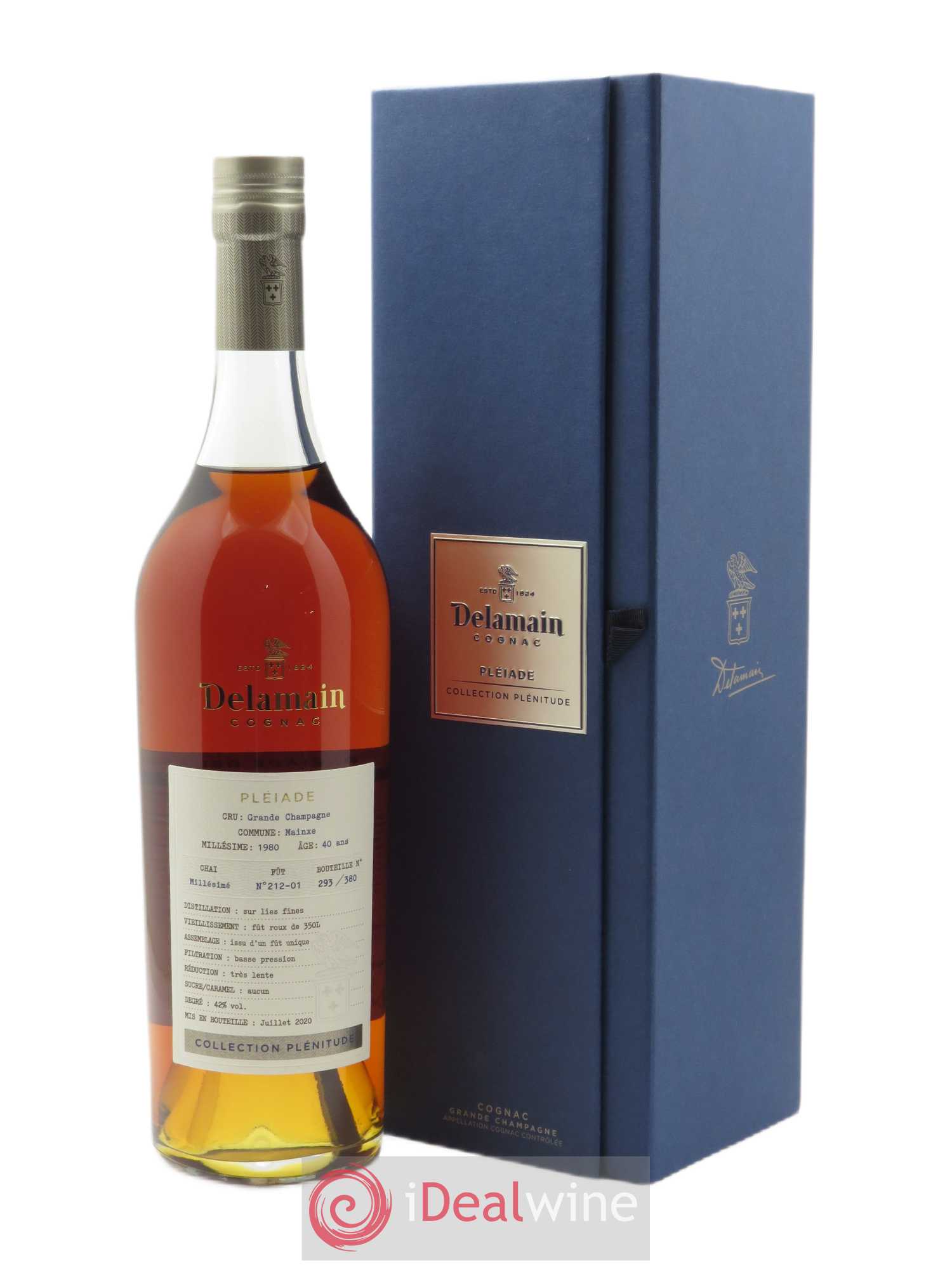 Cognac Delamain Pléiade 1980 - Lot de 1 bouteille - 0