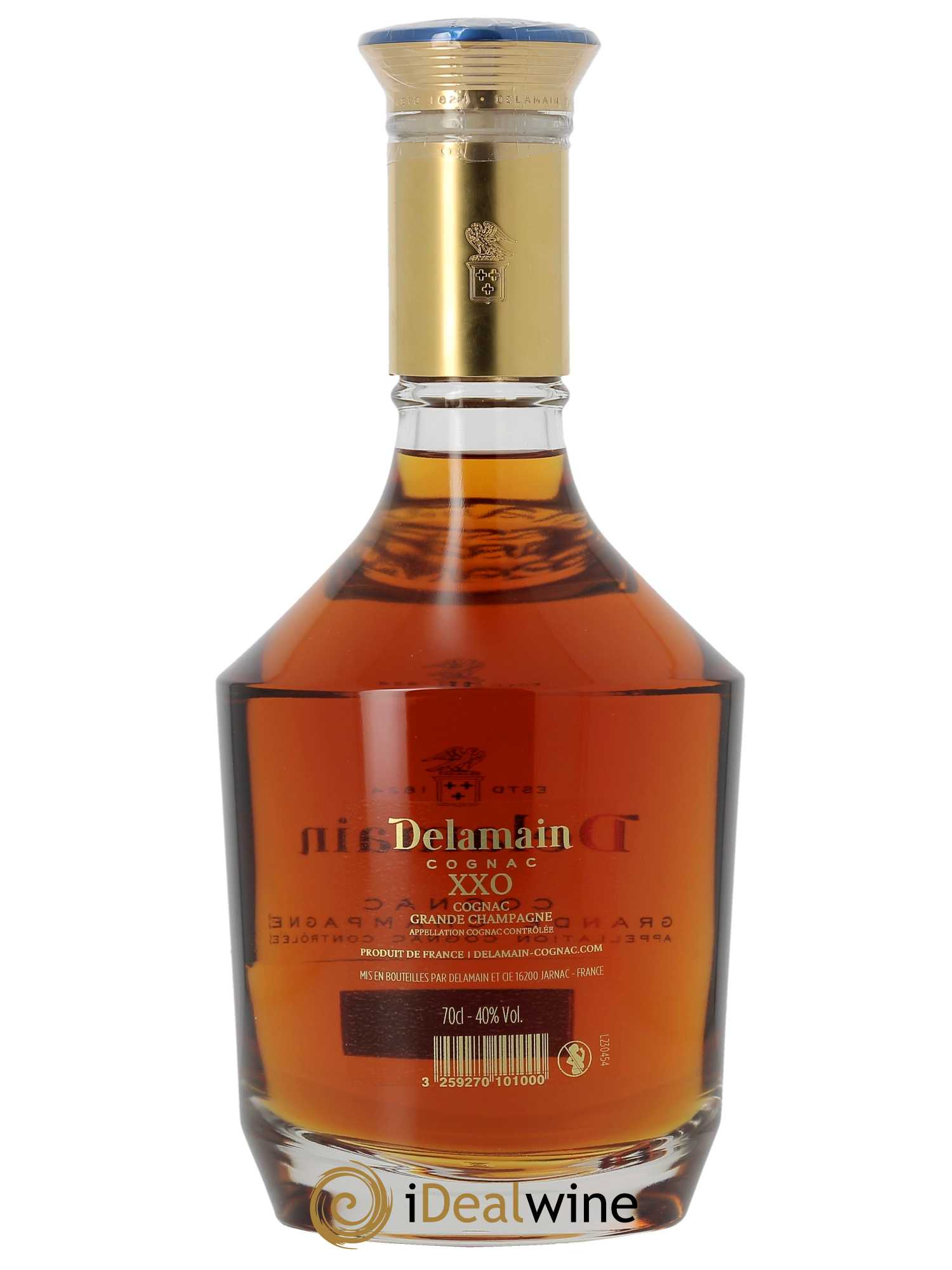 Cognac Delamain Grande Champagne Carafe XXO (70cl) - Lotto di 1 bottiglia - 2