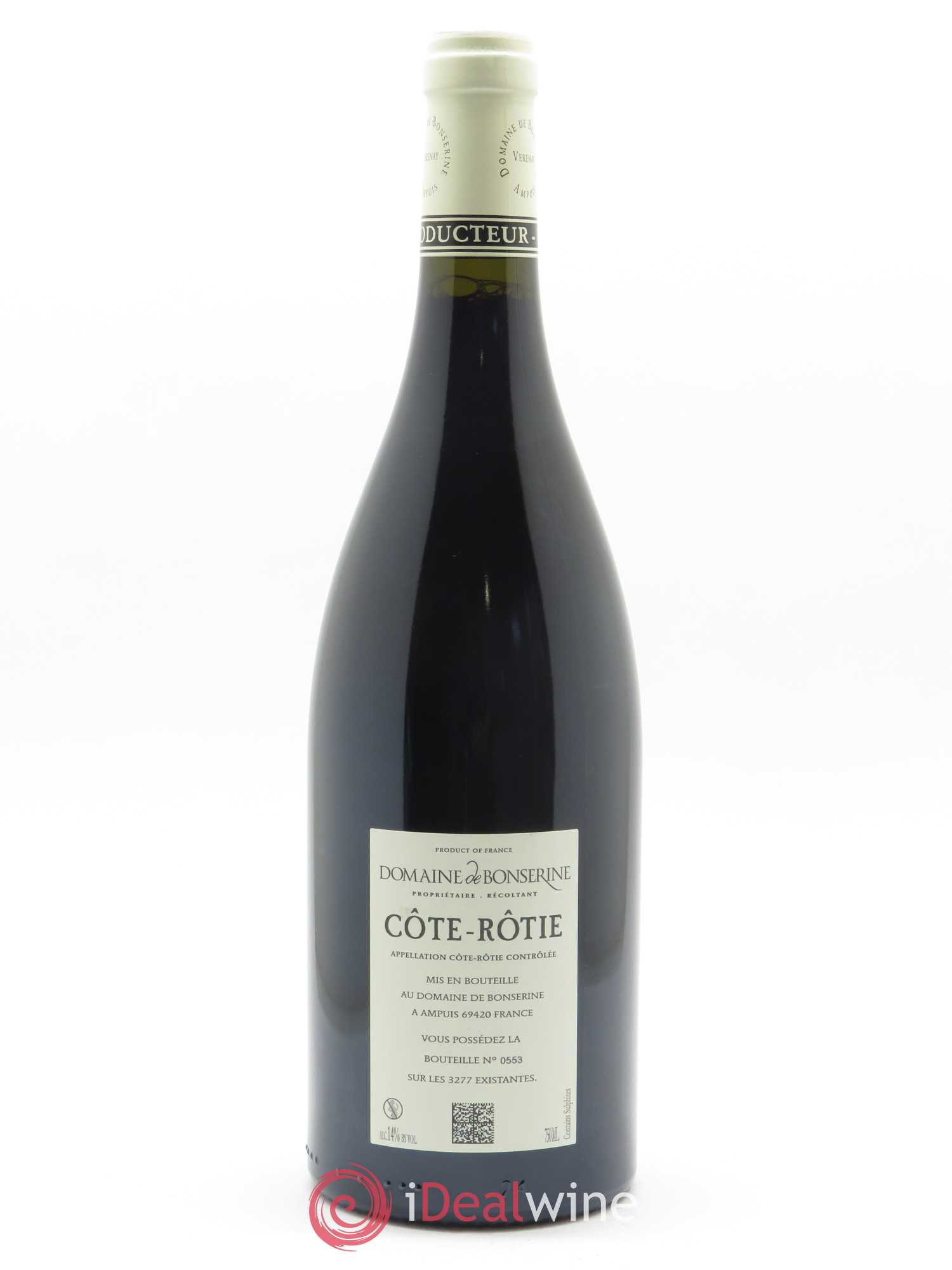 Côte-Rôtie La Garde Bonserine (Domaine de) 2017 - Lot of 1 bottle - 1