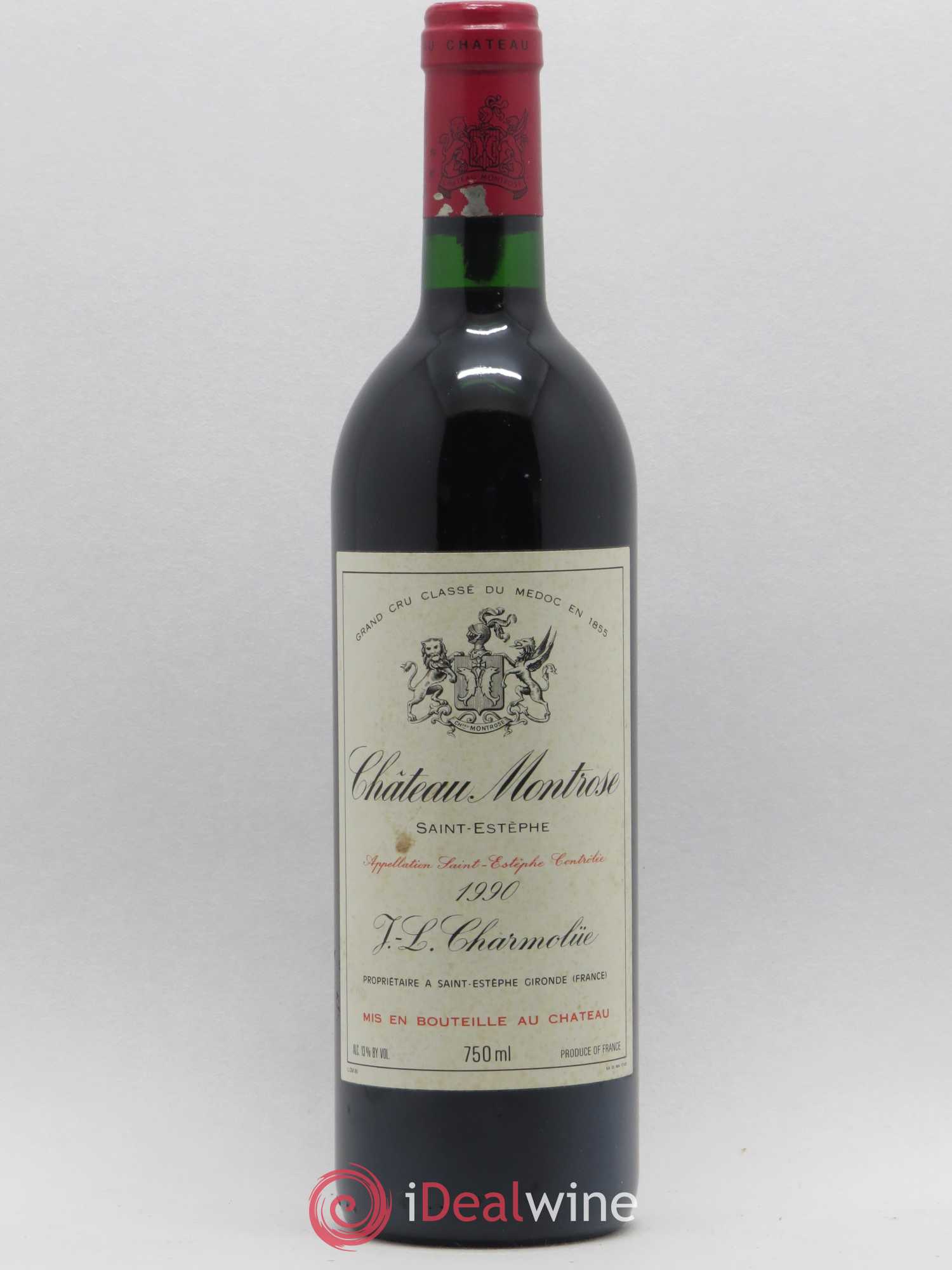 Château Montrose 2ème Grand Cru Classé 1990 - Lot de 1 bouteille - 0
