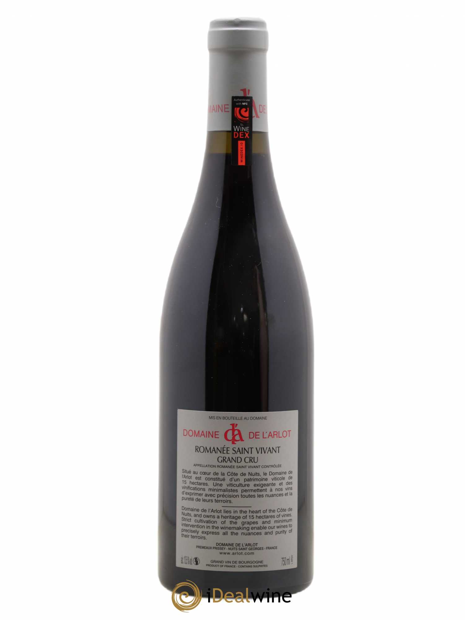 Romanée-Saint-Vivant Grand Cru Domaine de l'Arlot 2015 - Lotto di 1 bottiglia - 1