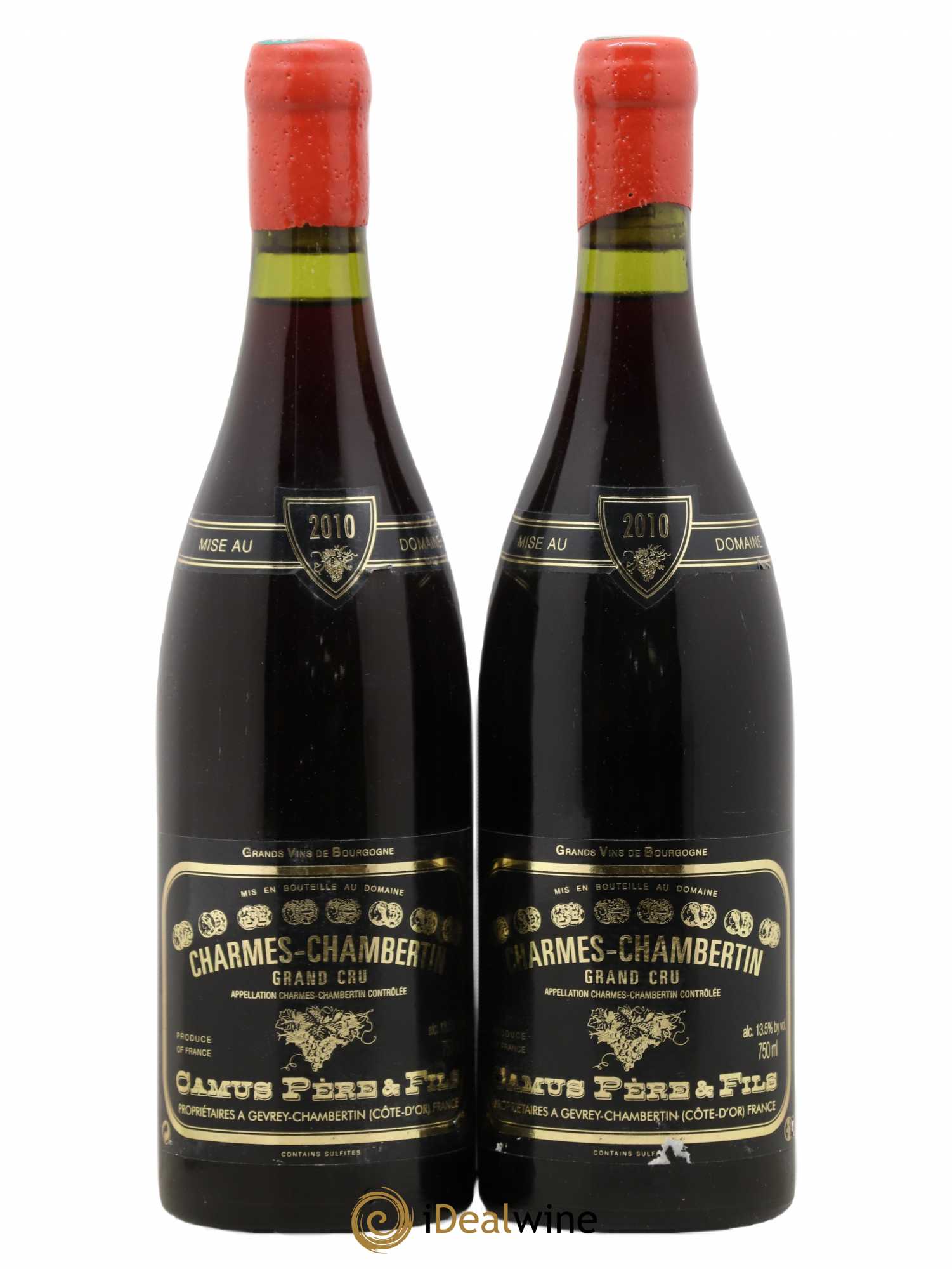 Charmes-Chambertin Grand Cru Camus Père et Fils (Domaine) 2010 - Lot de 2 bouteilles - 0