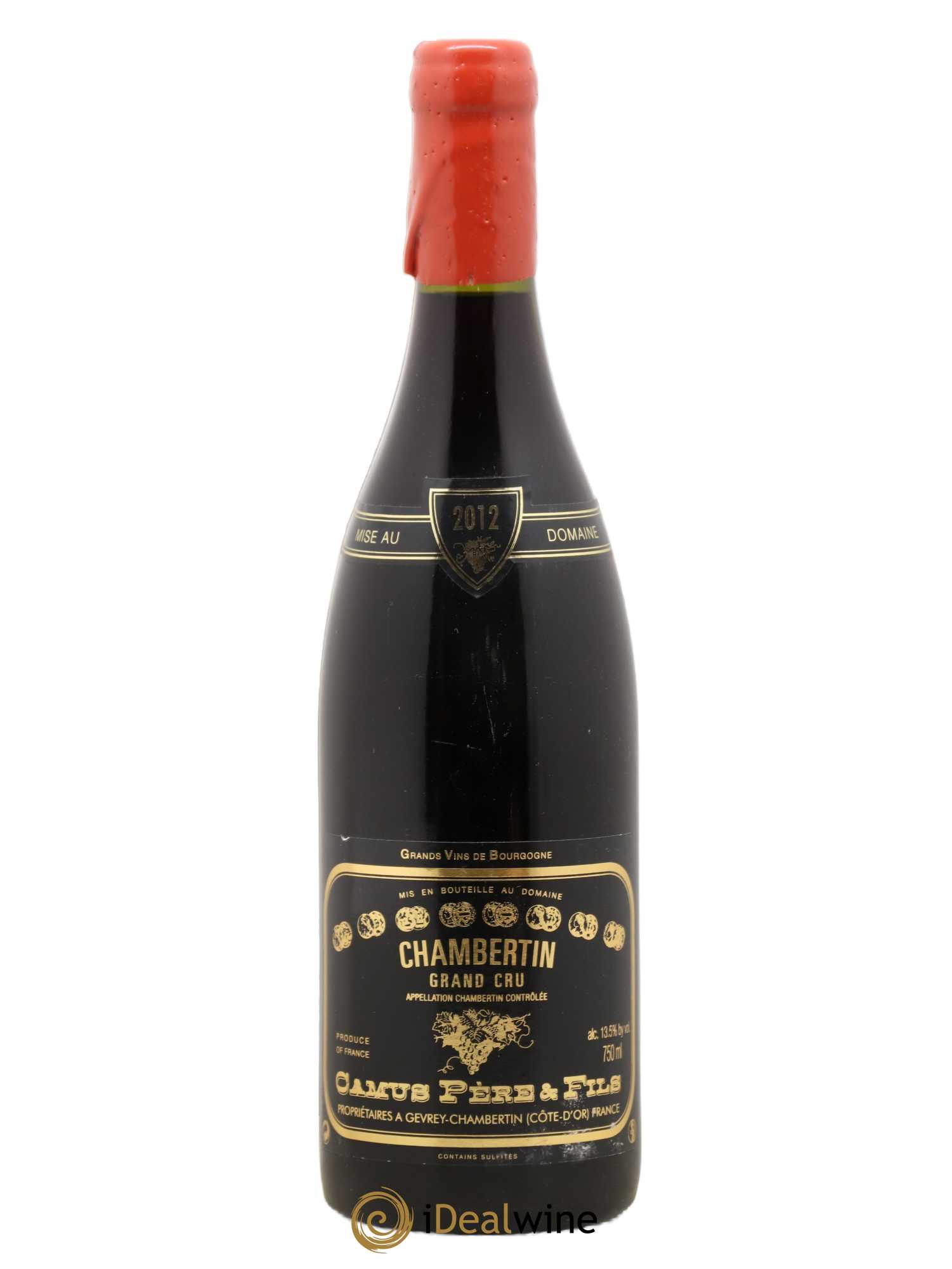 Chambertin Grand Cru Camus Père et Fils (Domaine) 2012 - Lot de 1 bouteille - 0