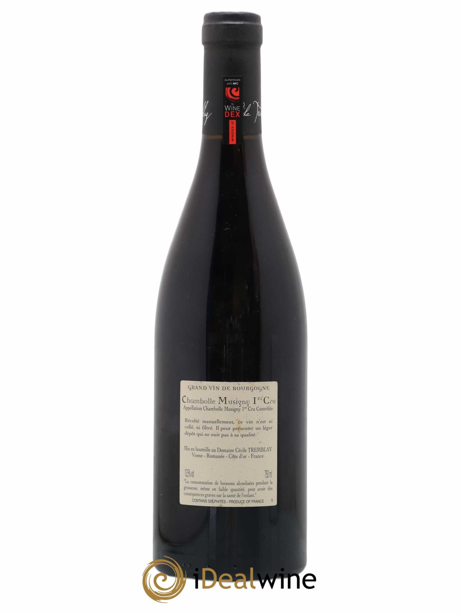 Chambolle-Musigny 1er Cru Les Feusselottes Cécile Tremblay 2015 - Lot de 1 bouteille - 1
