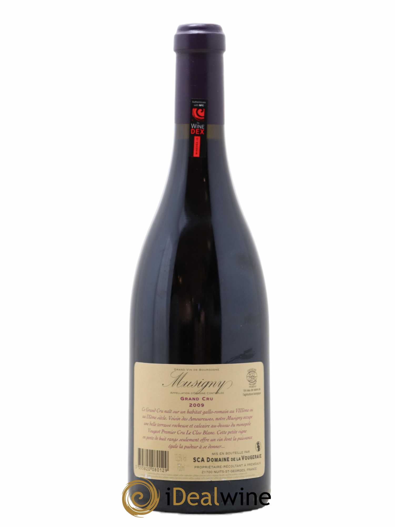 Musigny Grand Cru La Vougeraie 2009 - Lot de 1 bouteille - 1