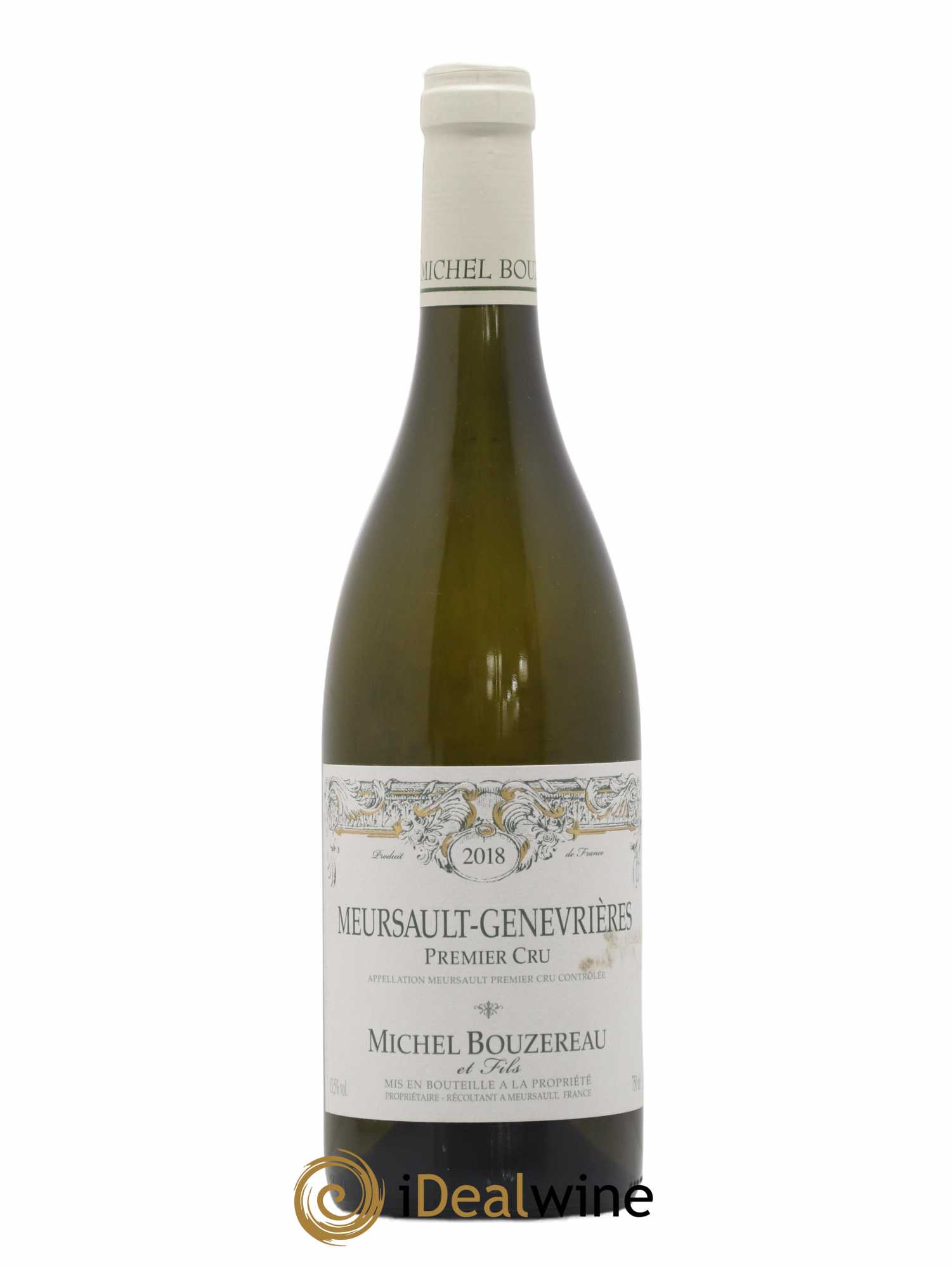 Meursault 1er Cru Les Genevrières Michel Bouzereau et Fils (Domaine) (sans prix de réserve) 2018 - Lot de 1 bouteille - 0