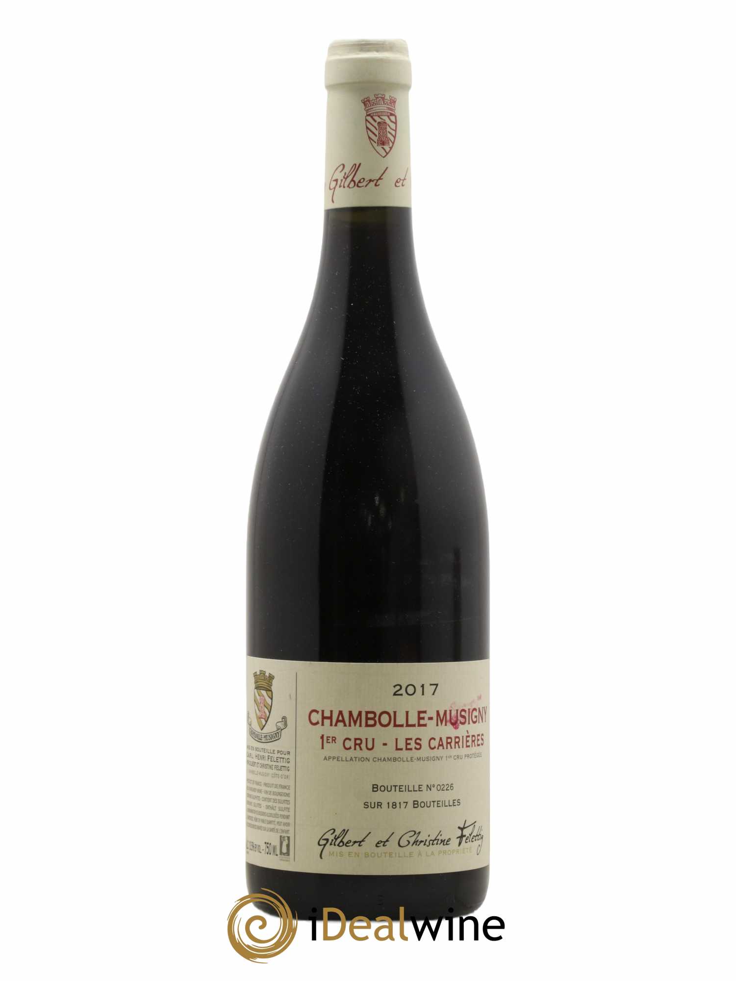 Chambolle-Musigny 1er Cru Les Carrières Felettig (Domaine) (sans prix de réserve) 2017 - Lot de 1 bouteille - 0