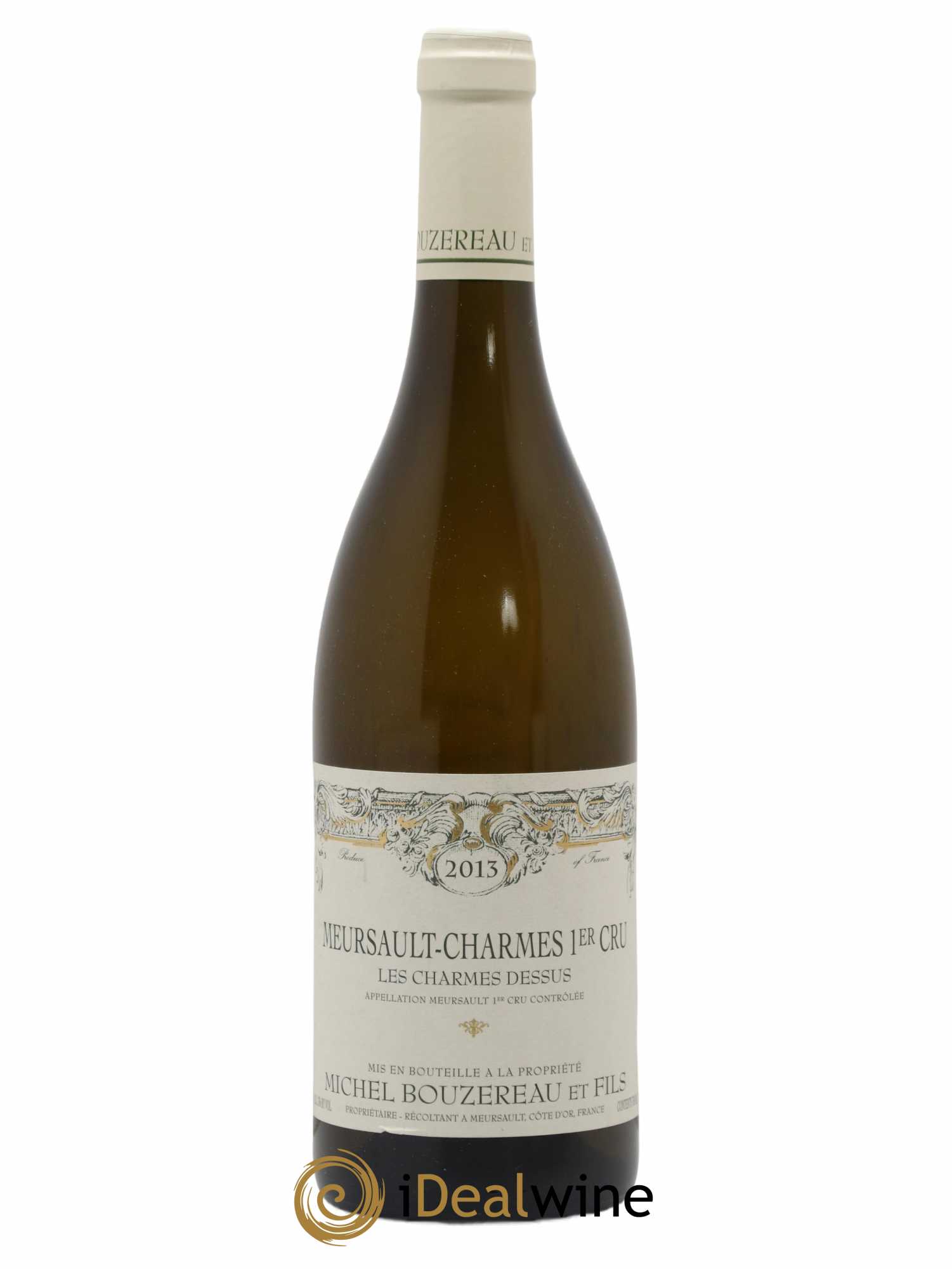 Meursault 1er Cru Charmes Les Charmes Dessus Michel Bouzereau et Fils (Domaine) 2013 - Lot de 1 bouteille - 0