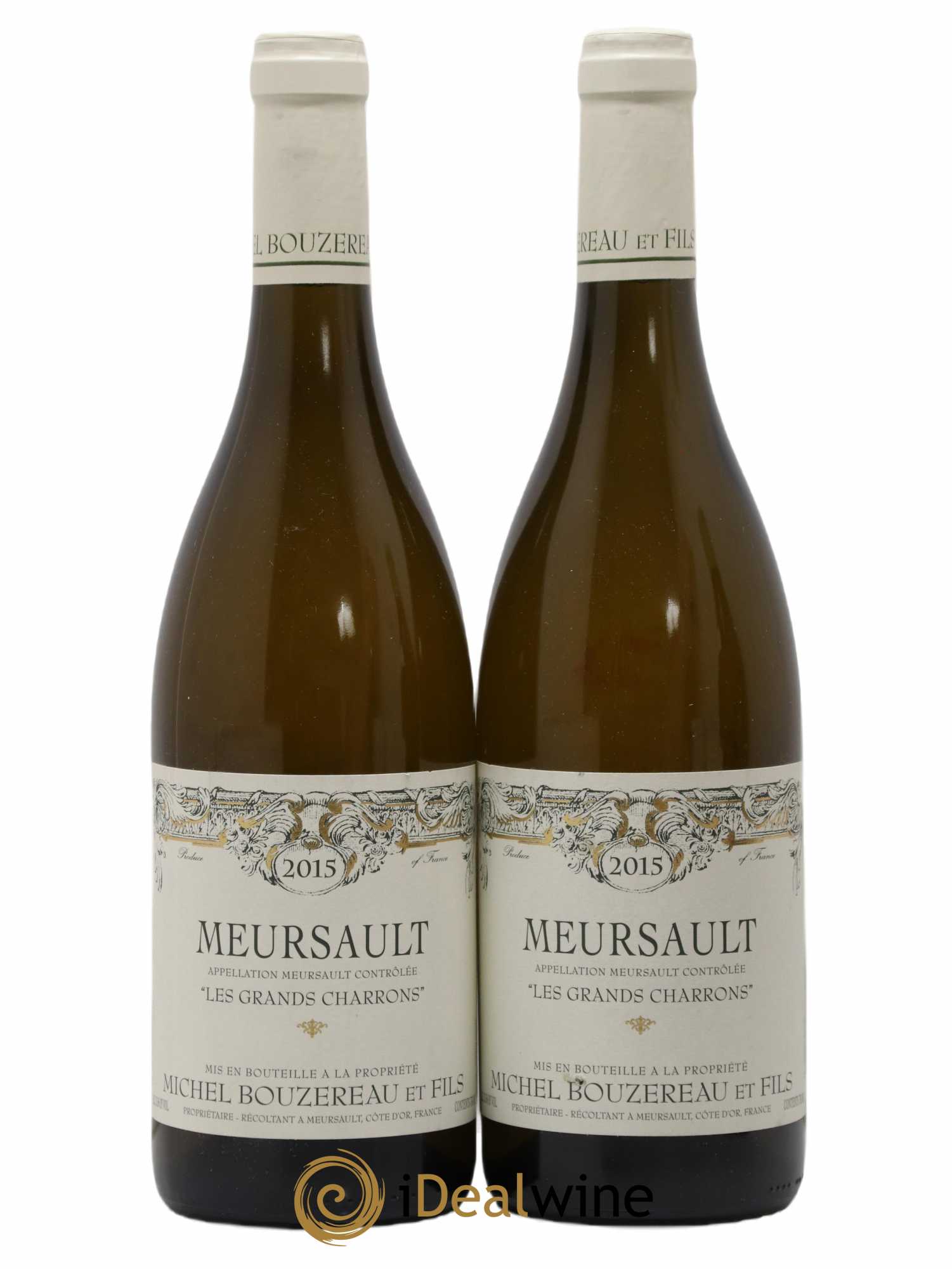Meursault Les Grands Charrons Michel Bouzereau et Fils (Domaine) 2015 - Lot de 2 bouteilles - 0
