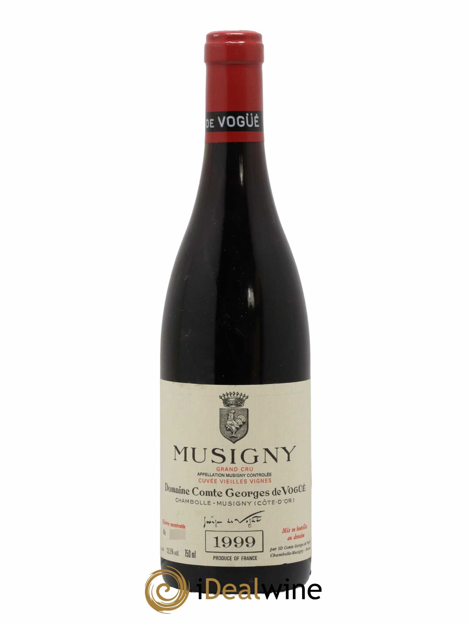 Musigny Grand Cru Cuvée Vieilles Vignes Comte Georges de Vogüé 1999 - Lot de 1 bouteille - 0