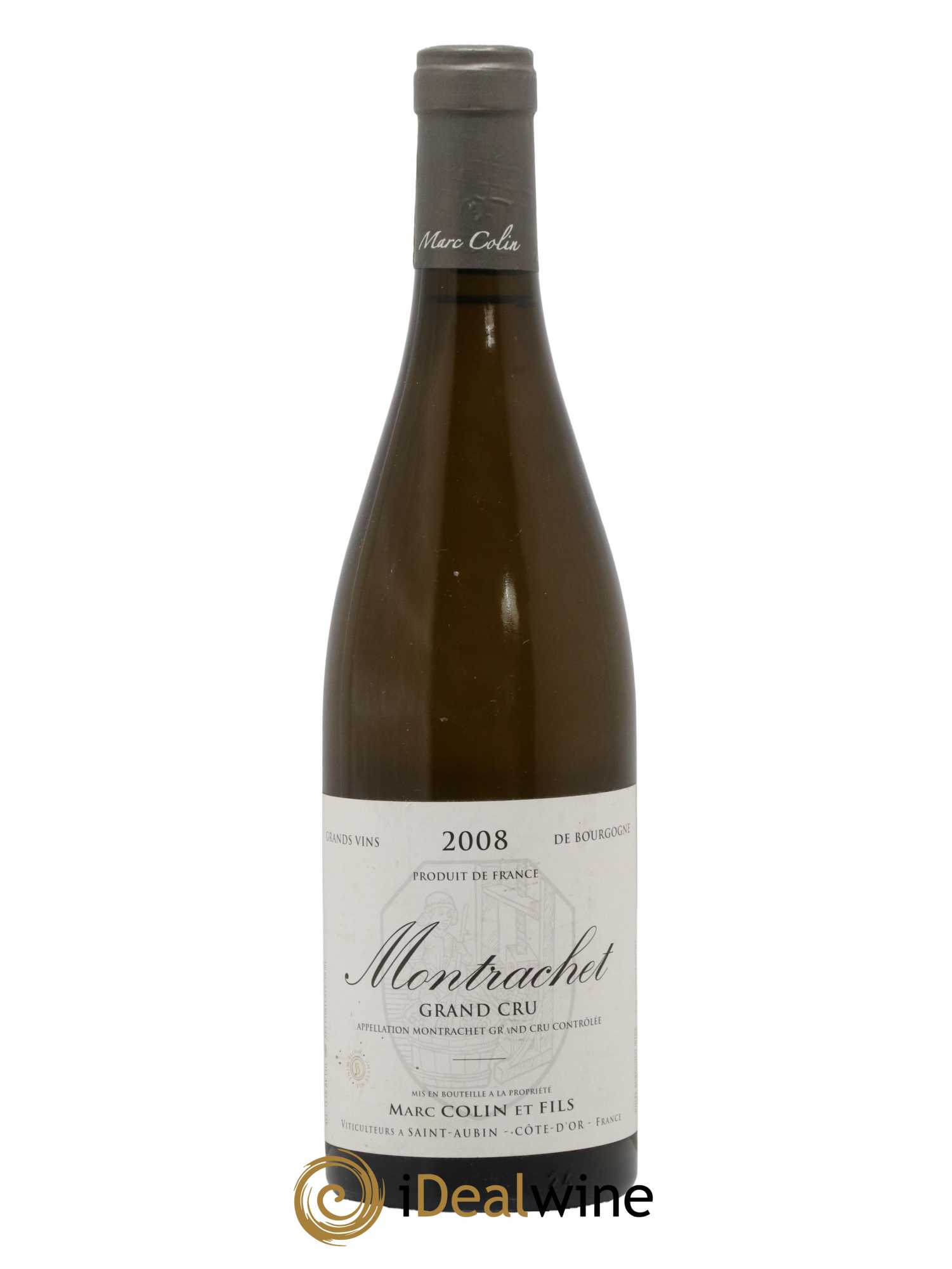Montrachet Grand Cru Marc Colin & Fils 2008 - Lot de 1 bouteille - 0