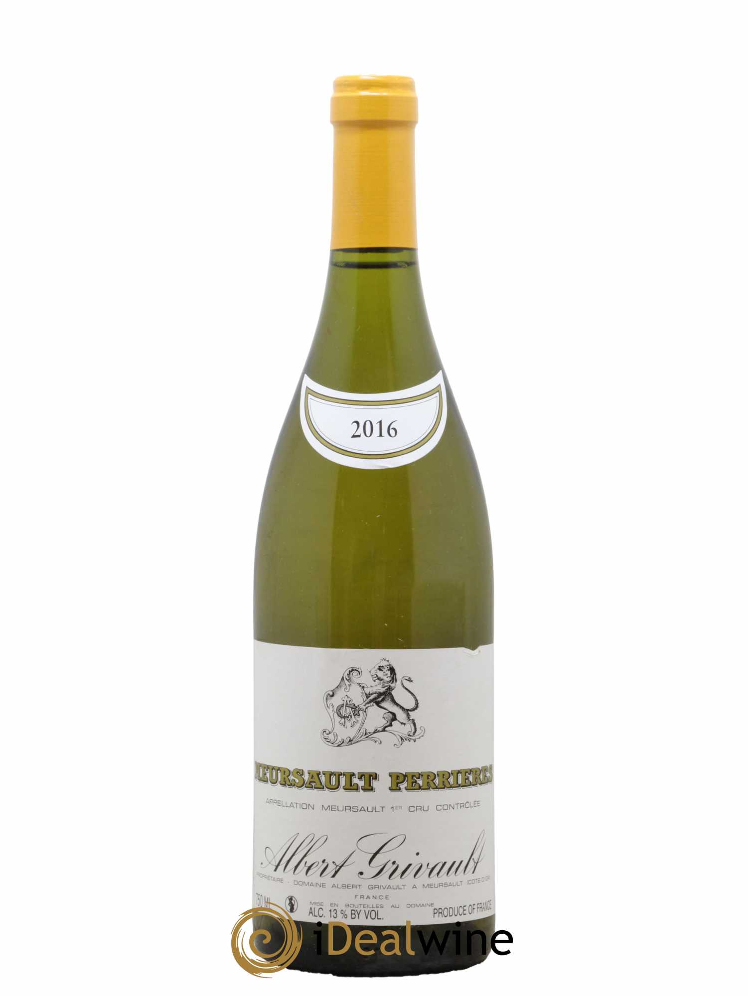 Meursault 1er Cru Perrières Albert Grivault 2016 - Lot de 1 bouteille - 0
