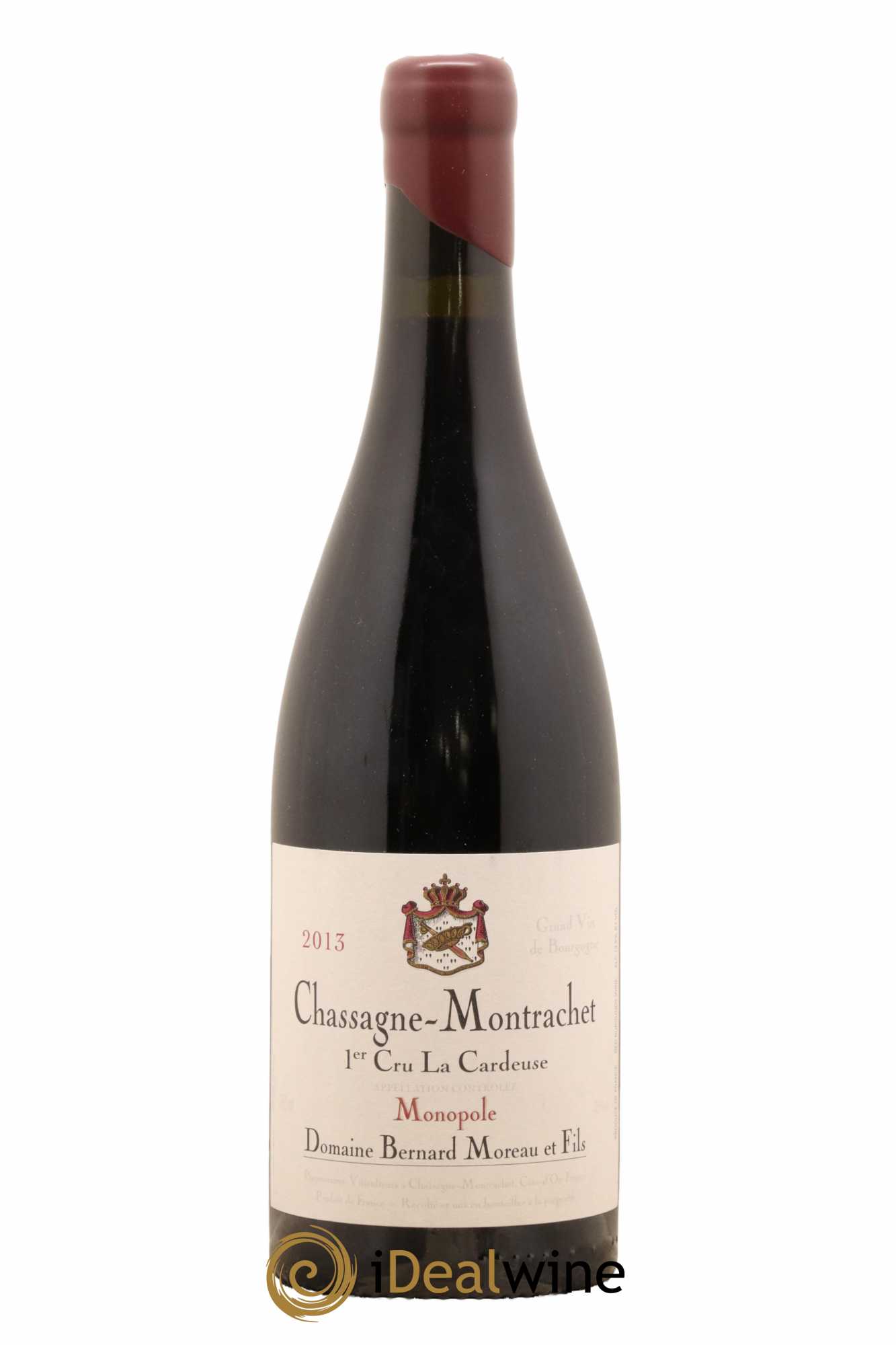 Chassagne-Montrachet 1er Cru La Cardeuse Bernard Moreau et Fils (Domaine) 2013 - Lot de 1 bouteille - 0
