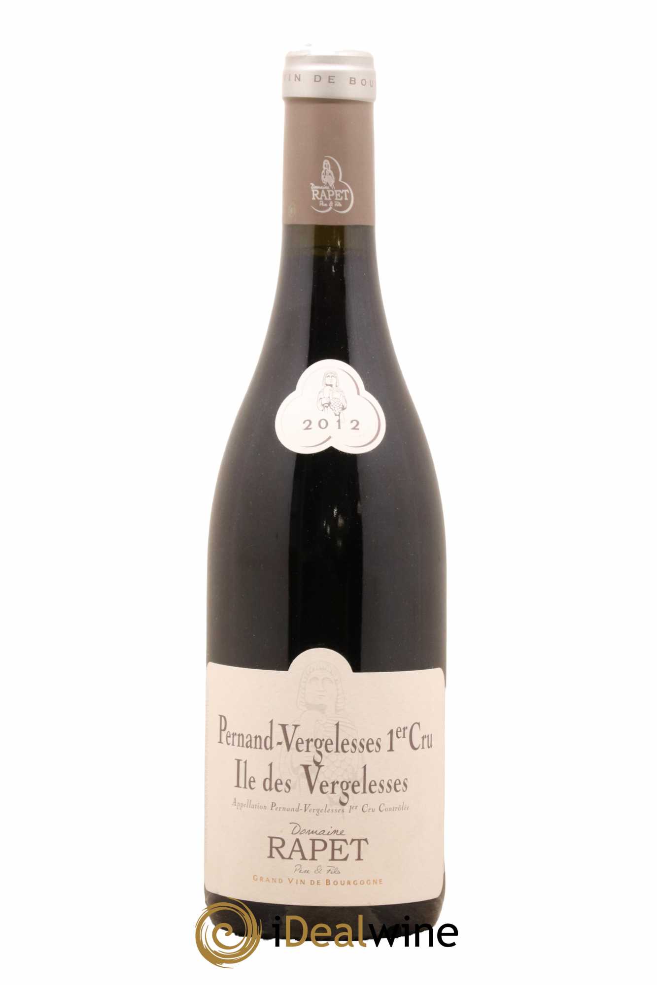 Pernand-Vergelesses 1er Cru Ile des Vergelesses Domaine Rapet Père et Fils 2012 - Lot de 1 bouteille - 0