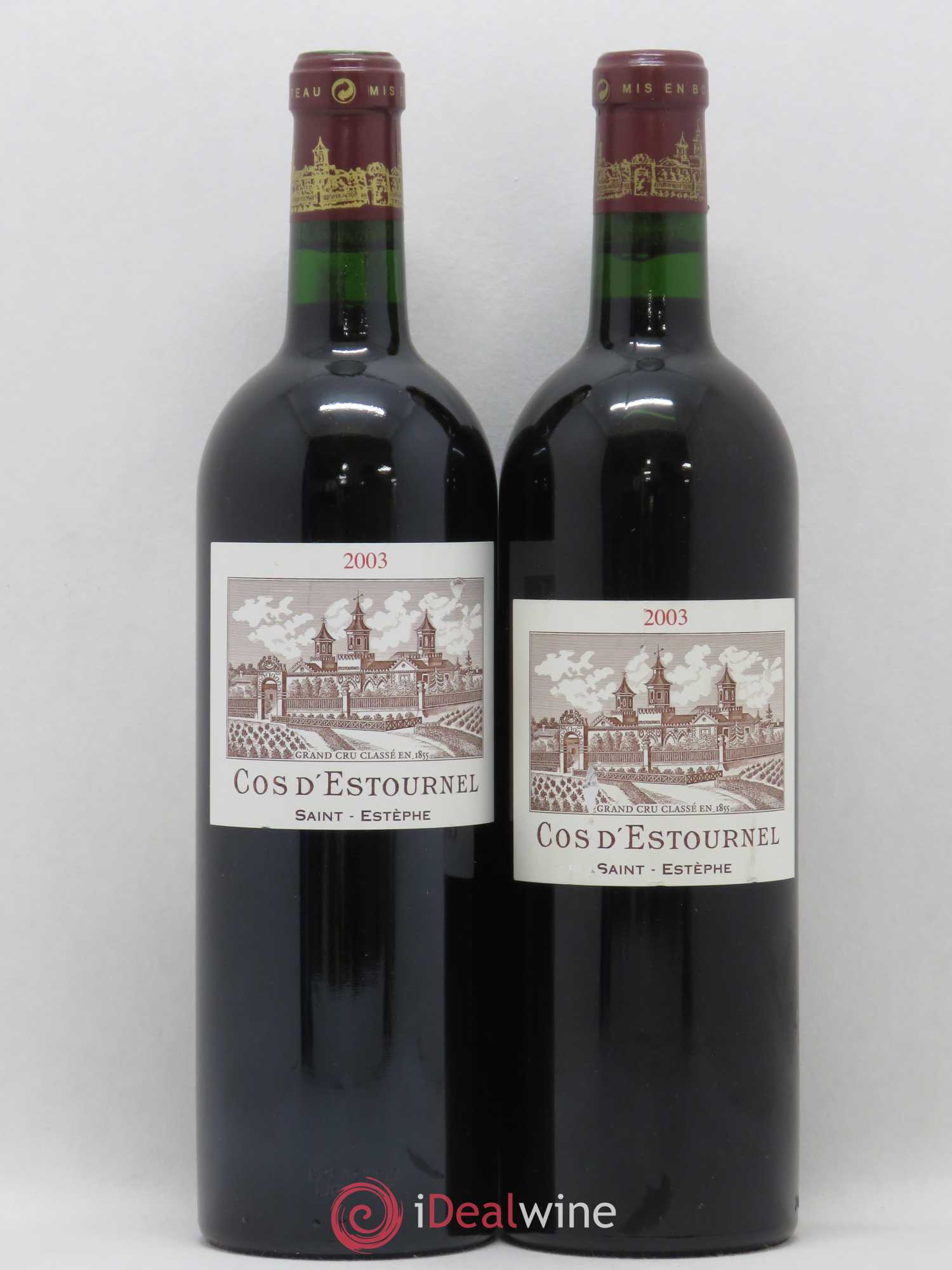 Cos d'Estournel 2ème Grand Cru Classé 2003 - Lot de 2 bouteilles - 0