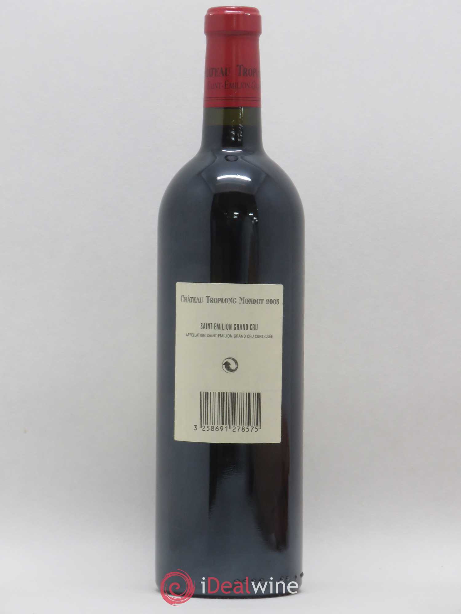 Château Troplong Mondot 1er Grand Cru Classé B 2005 - Lot de 1 bouteille - 1