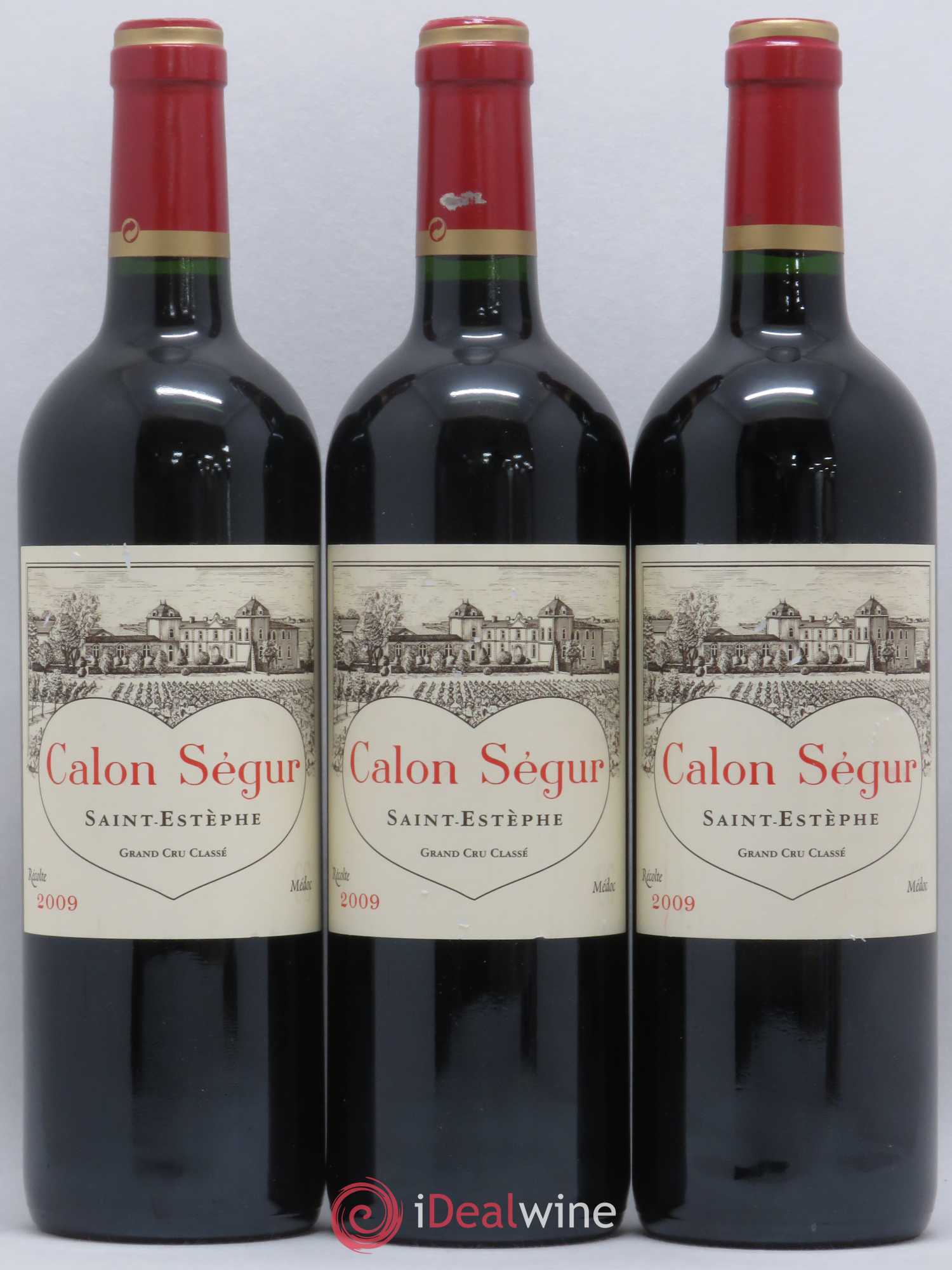 Château Calon Ségur 3ème Grand Cru Classé 2009 - Lot de 3 bouteilles - 0
