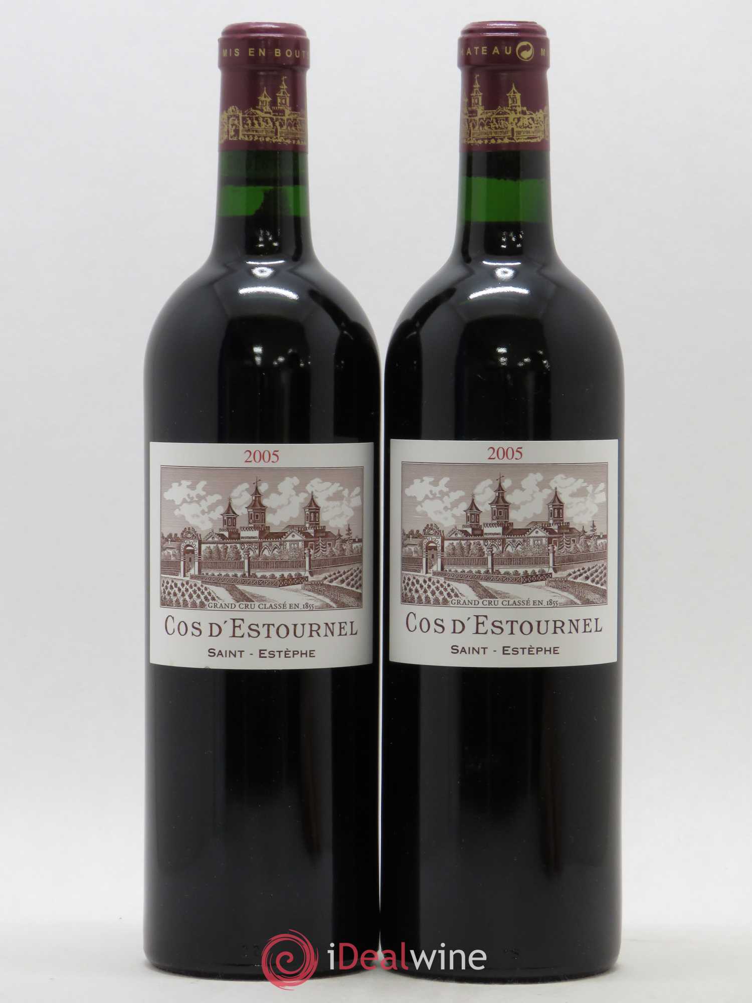 Cos d'Estournel 2ème Grand Cru Classé 2005 - Lot de 2 bouteilles - 0