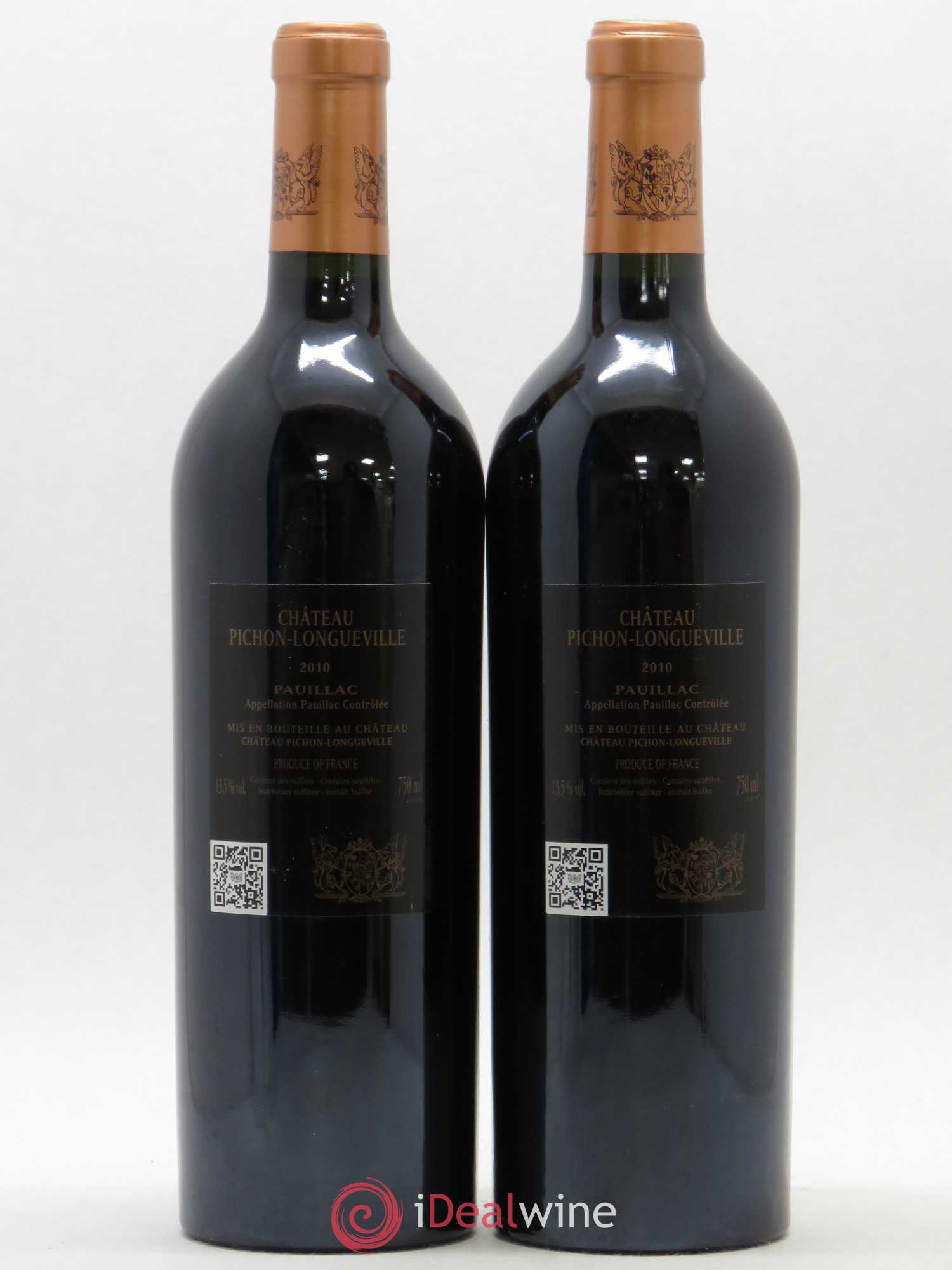 Pichon Longueville Baron 2ème Grand Cru Classé 2010 - Lot de 2 bouteilles - 1