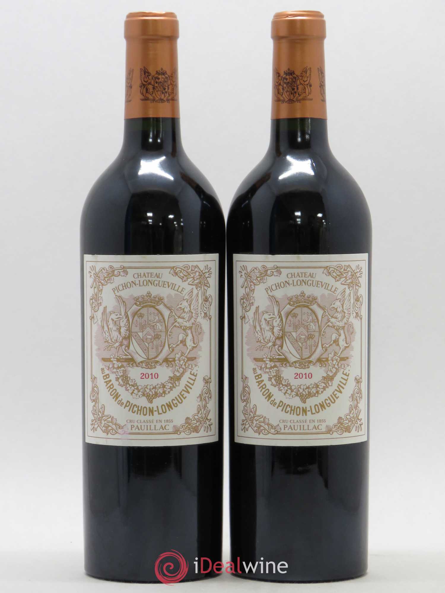Pichon Longueville Baron 2ème Grand Cru Classé 2010 - Lot de 2 bouteilles - 0