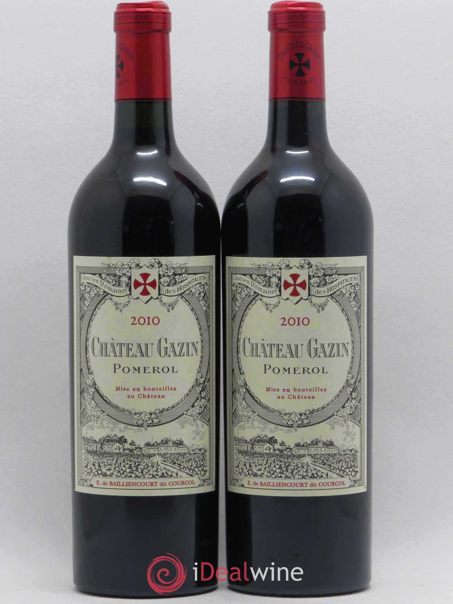 Château Gazin 2010 - Lot de 2 bouteilles - 0