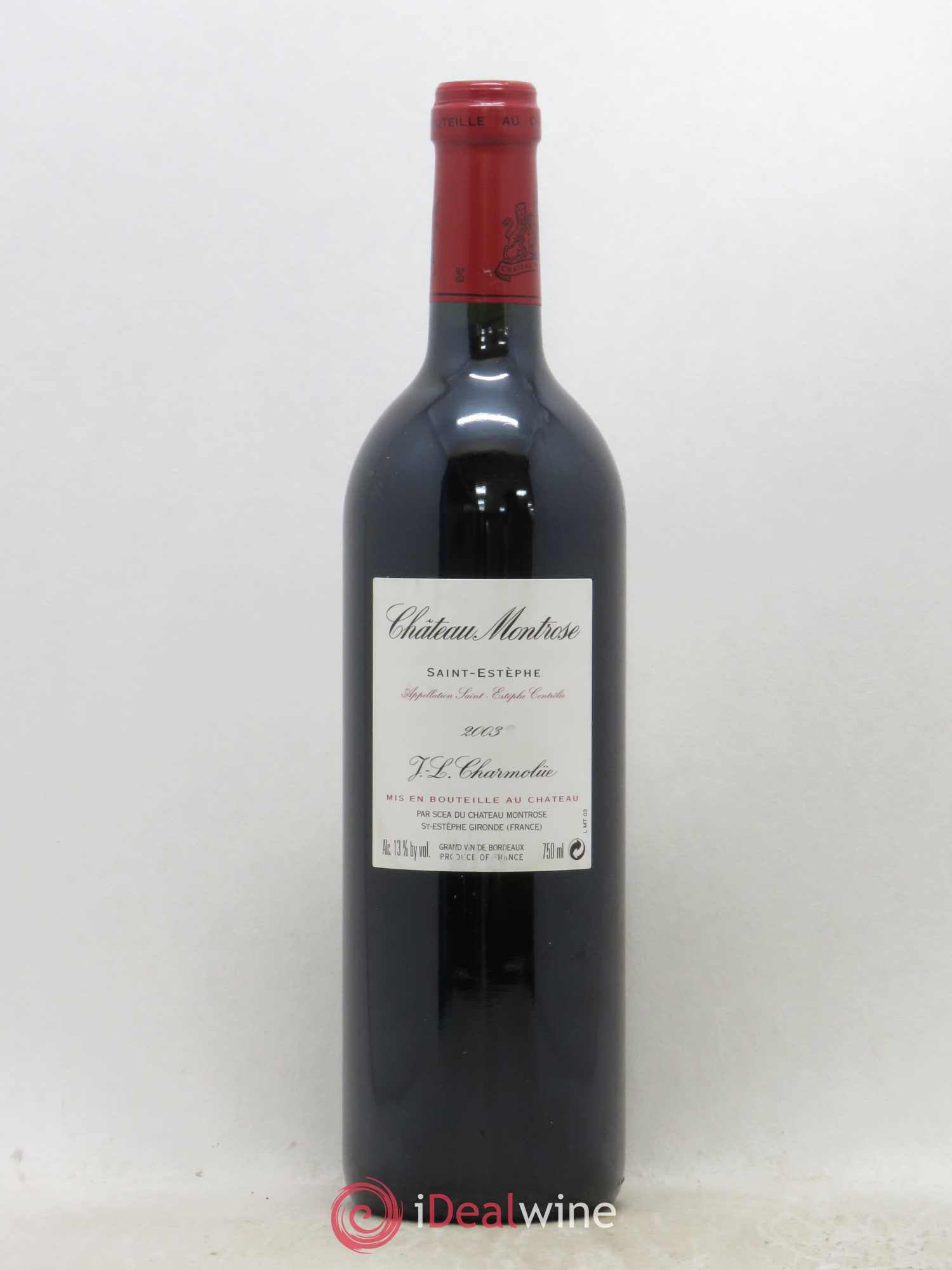 Château Montrose 2ème Grand Cru Classé 2003 - Lot de 1 bouteille - 1