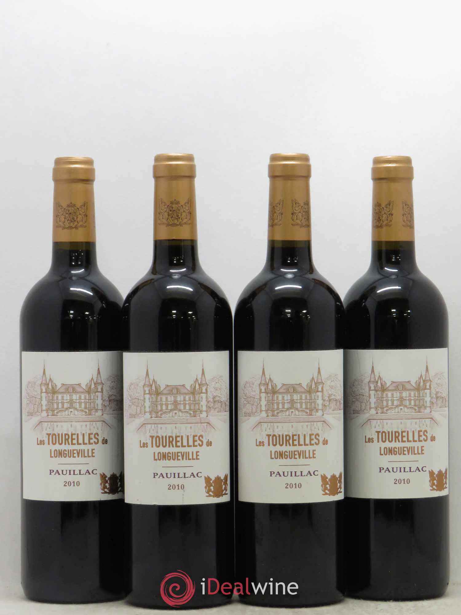 Les Tourelles de Longueville Second Vin 2010 - Lot de 4 bouteilles - 0