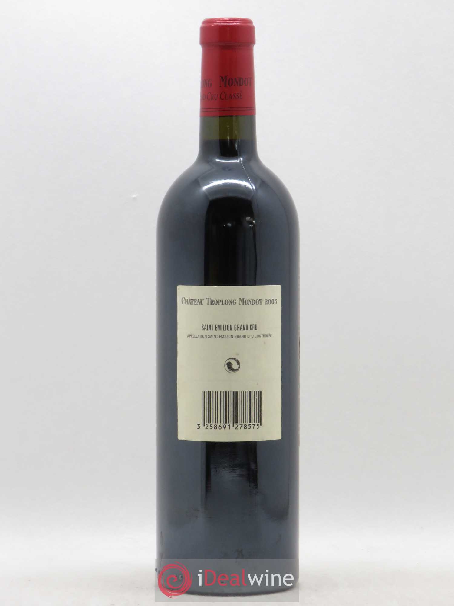 Château Troplong Mondot 1er Grand Cru Classé B 2005 - Lot de 1 bouteille - 1