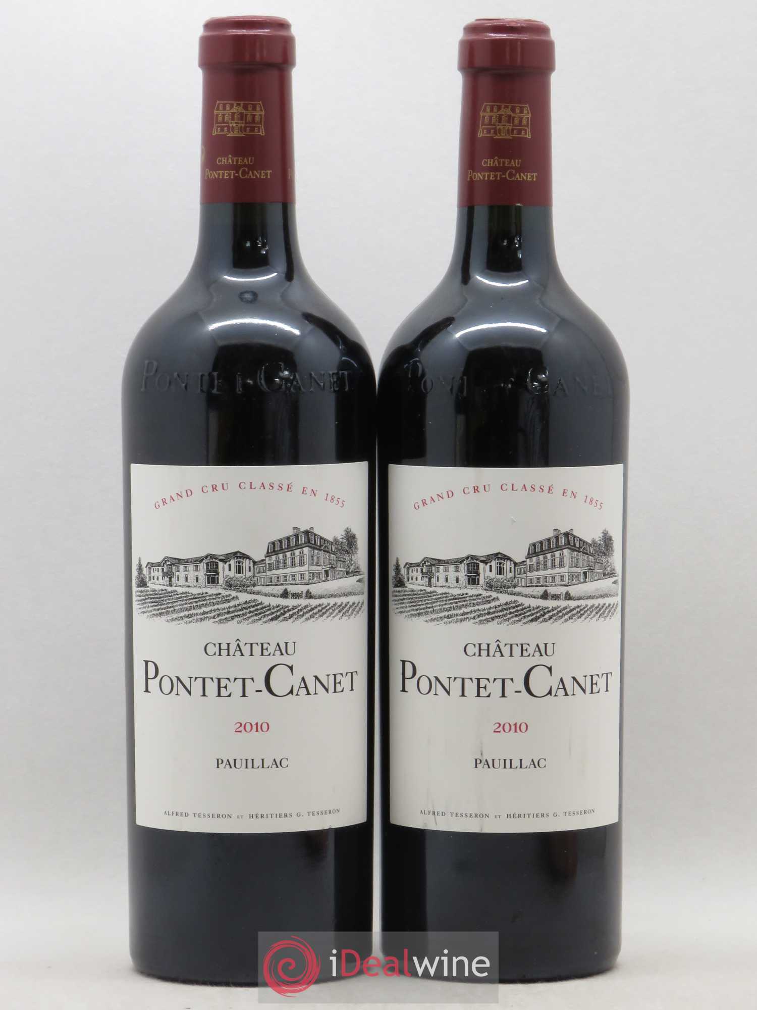 Château Pontet Canet 5ème Grand Cru Classé 2010 - Lot de 2 bouteilles - 0