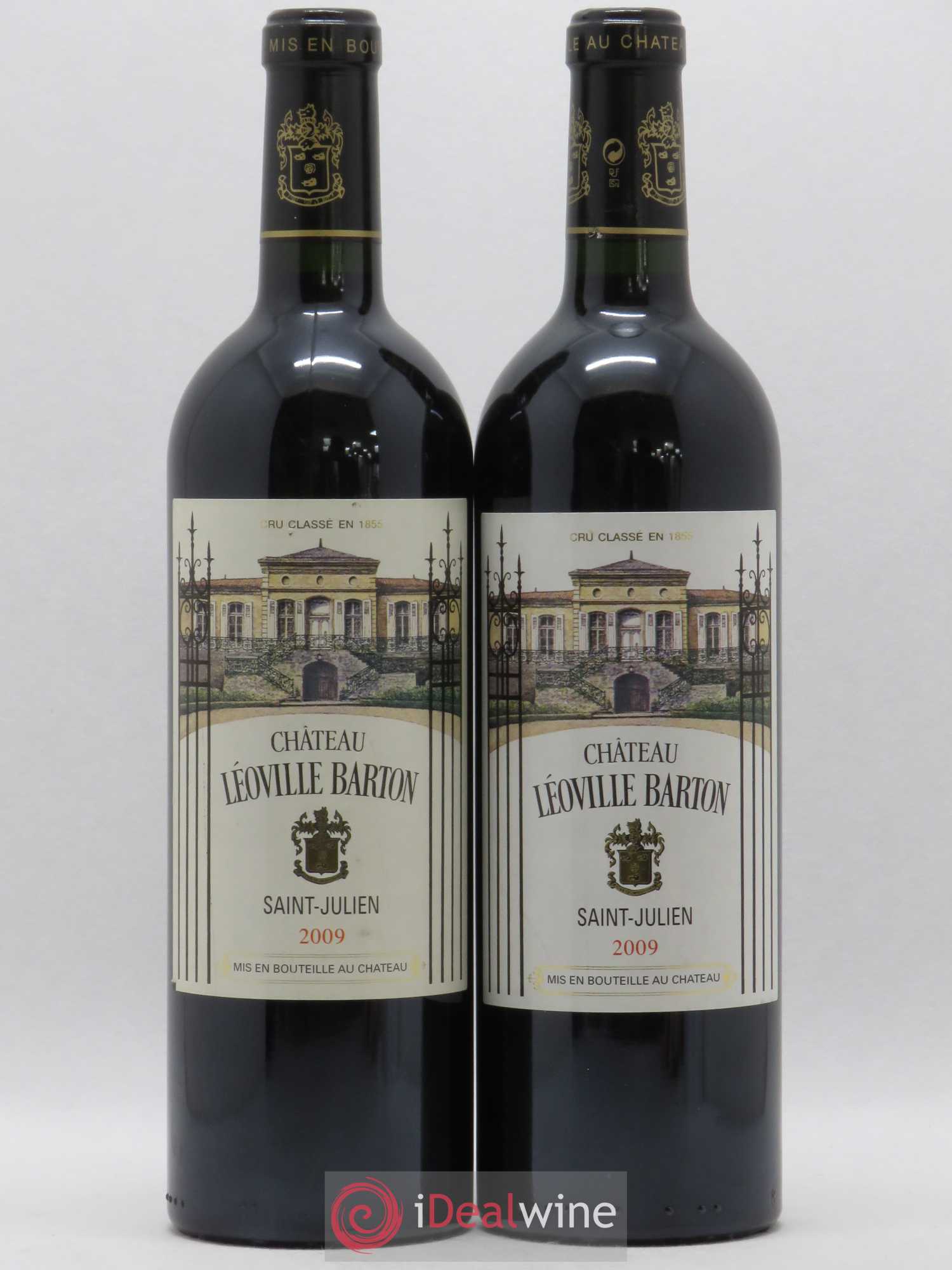 Château Léoville Barton 2ème Grand Cru Classé 2009 - Lot de 2 bouteilles - 0