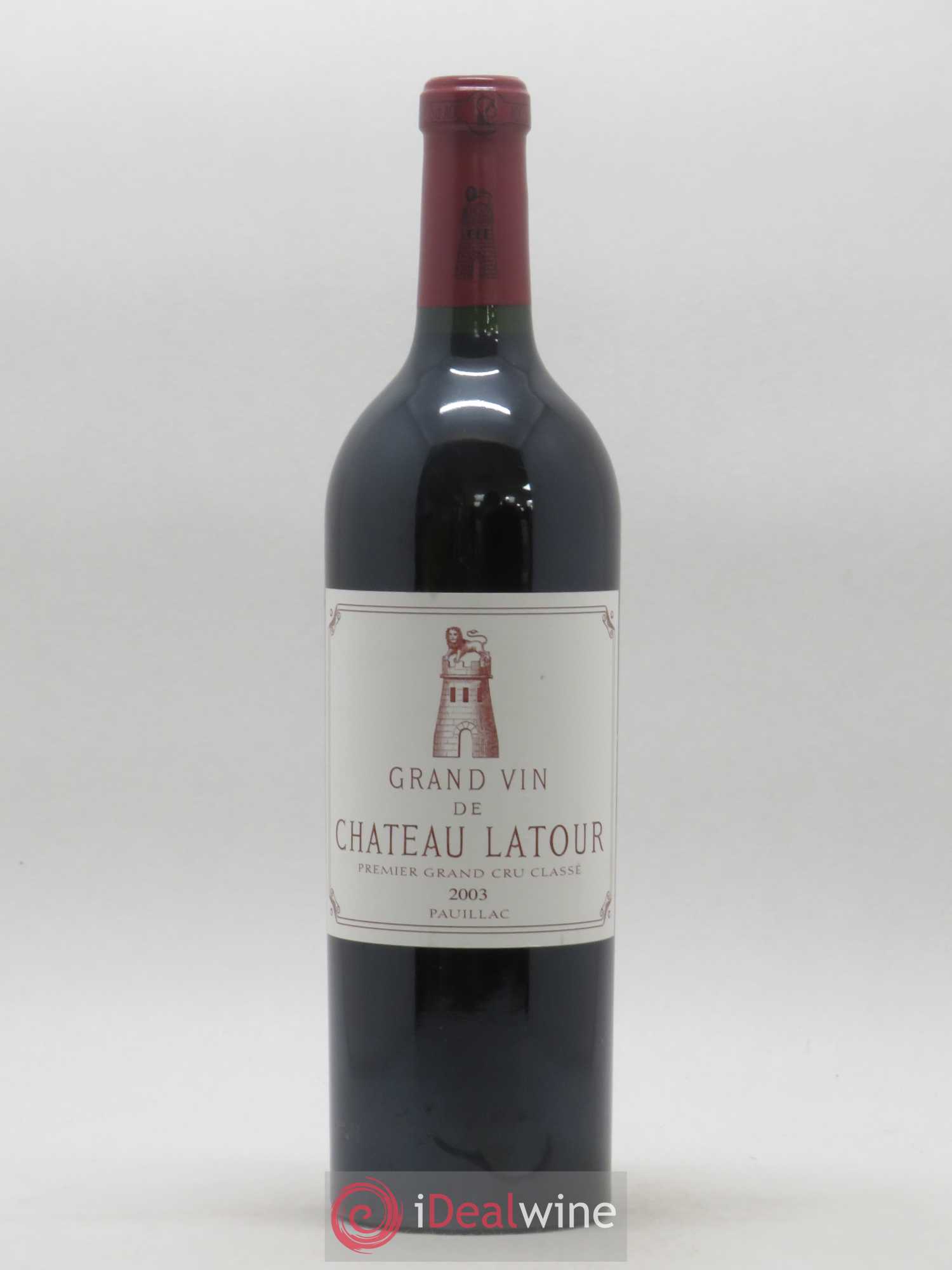 Château Latour 1er Grand Cru Classé 2003 - Lot de 1 bouteille - 0