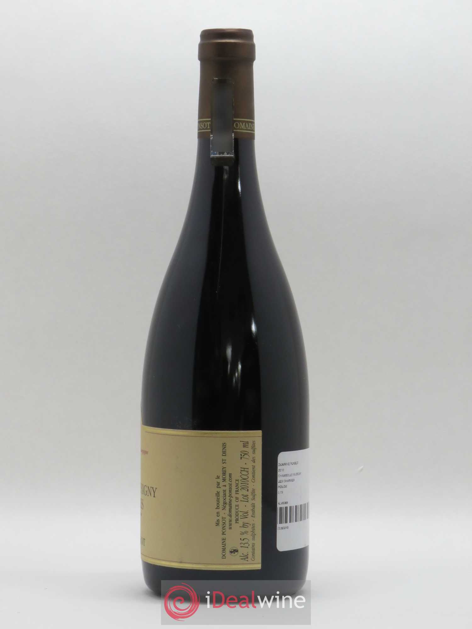Chambolle-Musigny 1er Cru Les Charmes Ponsot (Domaine) 2010 - Lot de 1 bouteille - 1