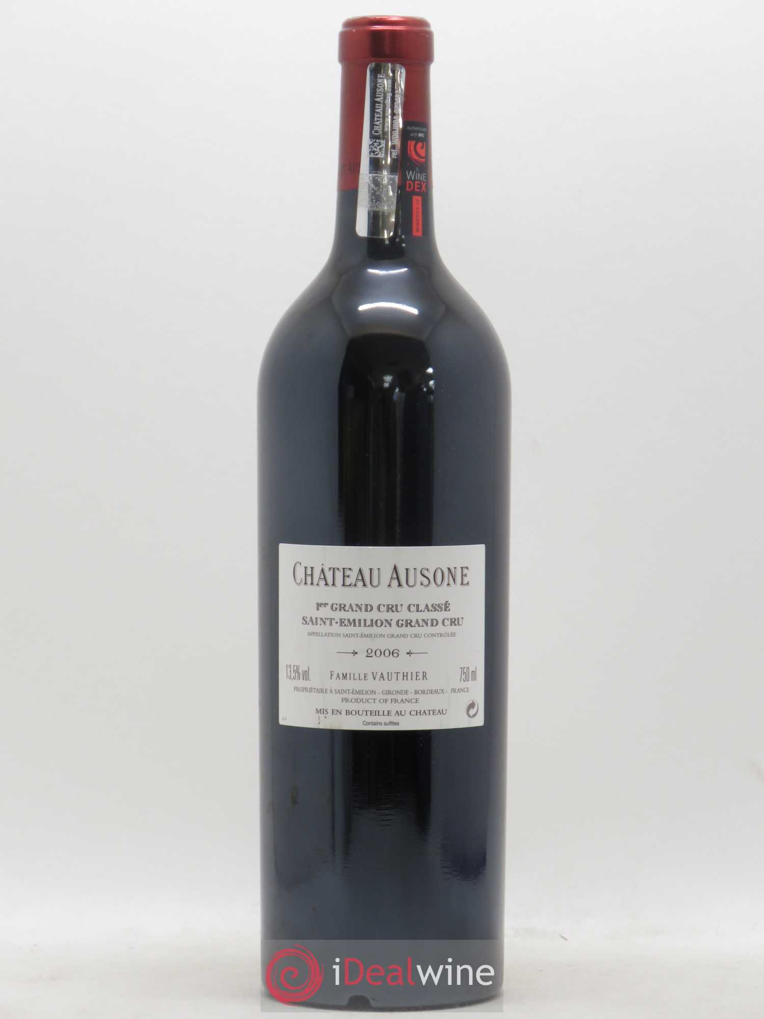 Château Ausone 1er Grand Cru Classé A 2006 - Lot de 1 bouteille - 1
