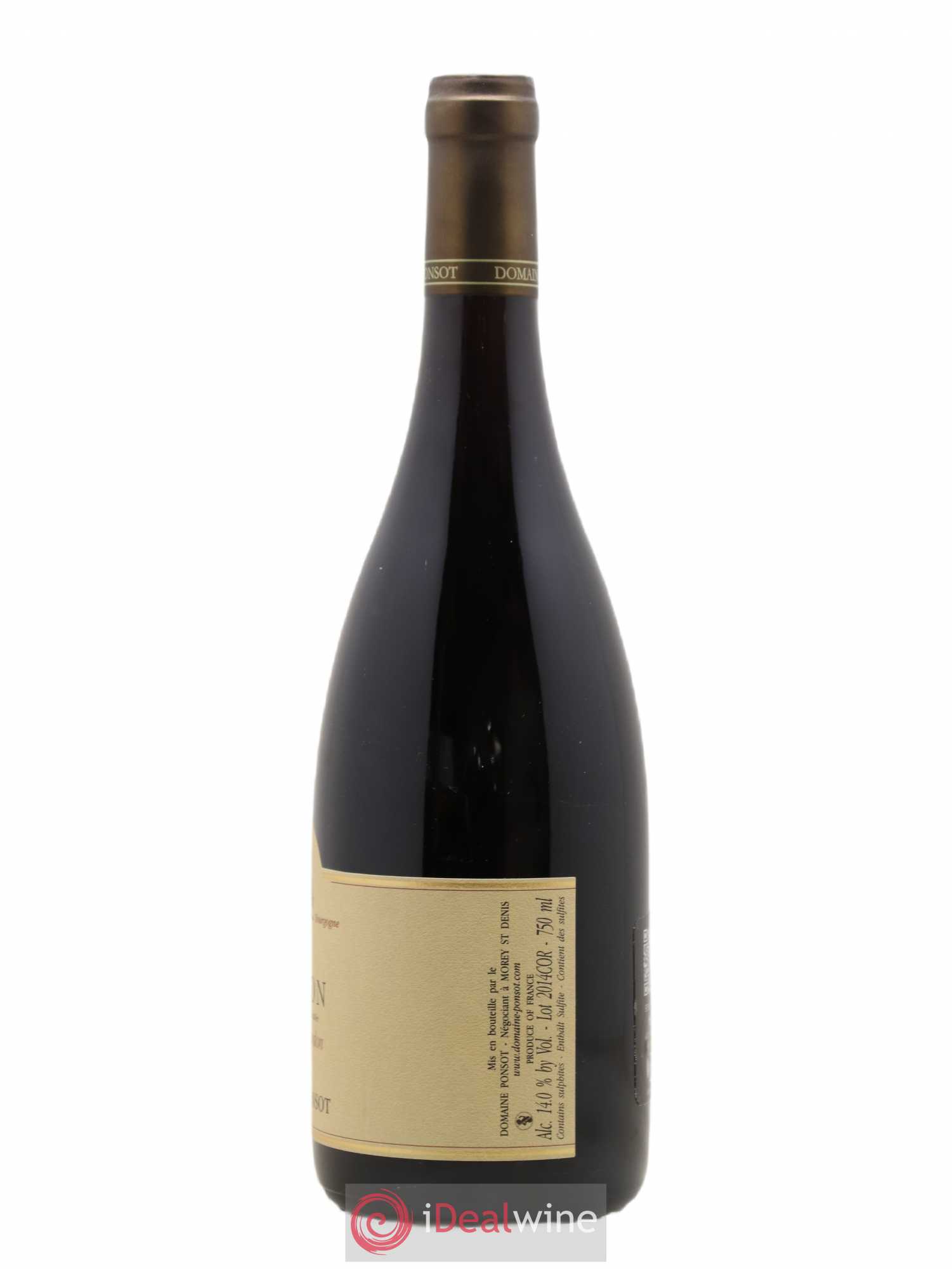 Corton Grand Cru Cuvée du Bourdon Ponsot (Domaine)  (sans prix de réserve) 2014 - Lot de 1 bouteille - 1