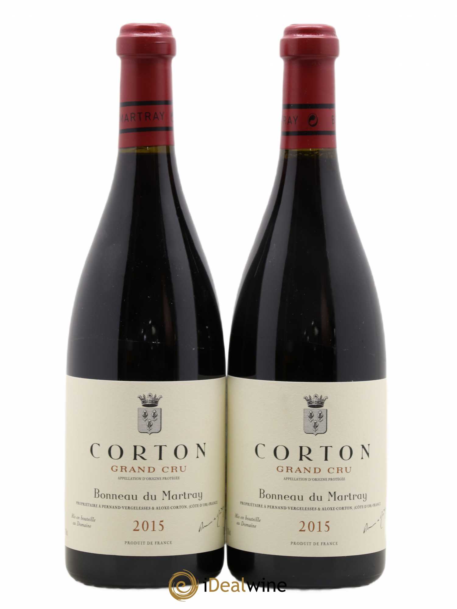 Corton Grand Cru Bonneau du Martray (Domaine) 2015 - Lot de 2 bouteilles - 0
